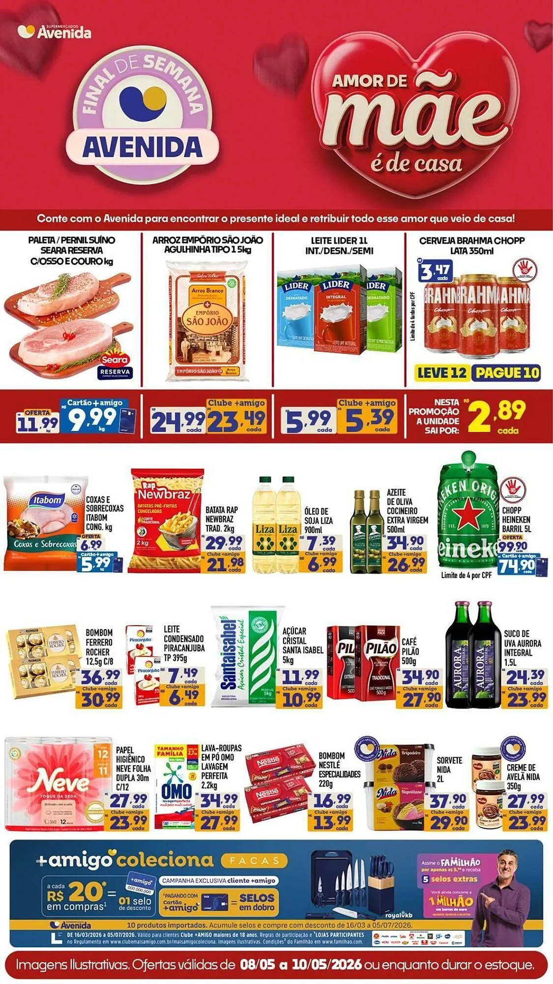Encarte de Catálogo Supermercados Avenida 8 de maio até 10 de maio 2026 - Pagina 1