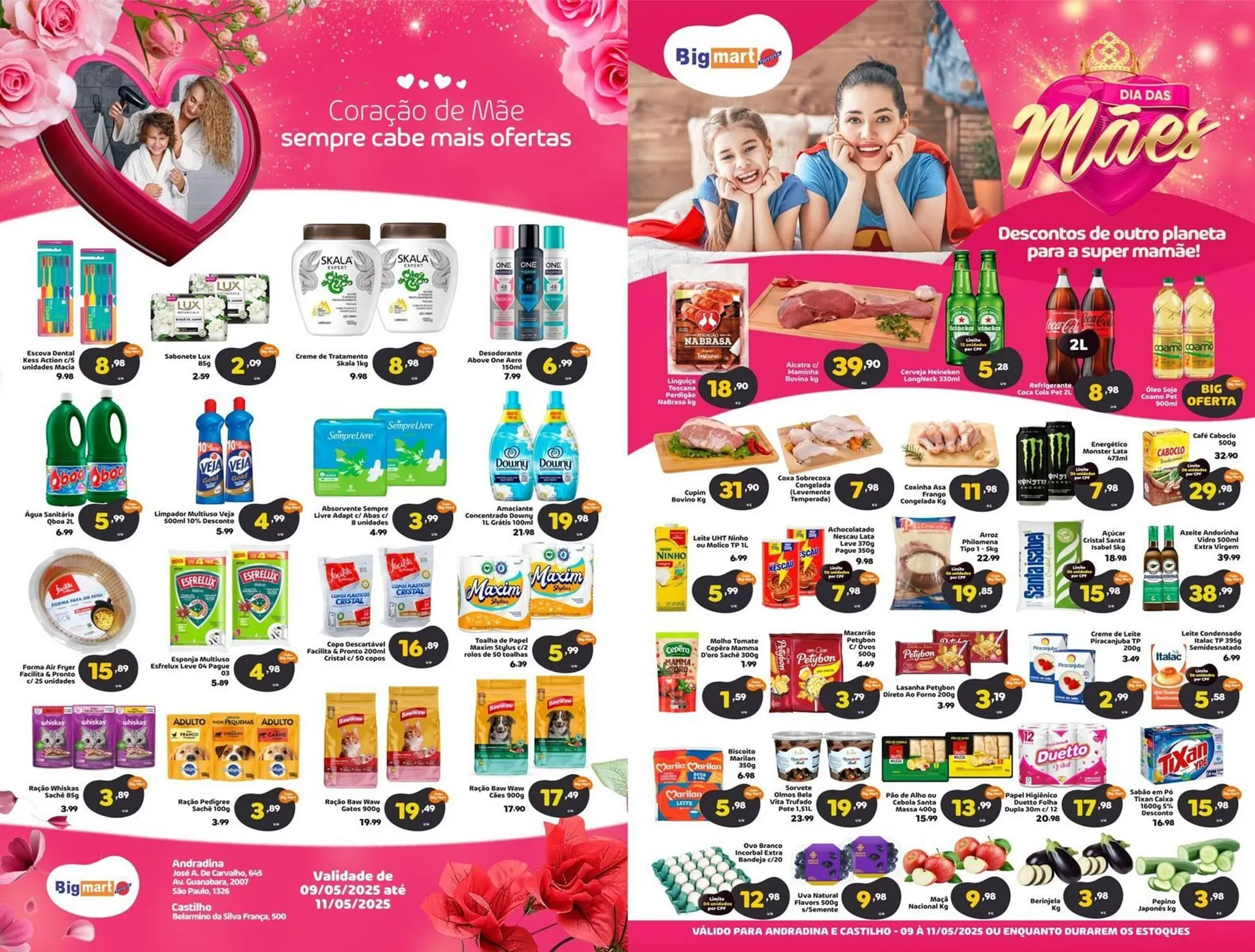 Encarte de Catálogo Bigmart 9 de maio até 11 de maio 2025 - Pagina 1