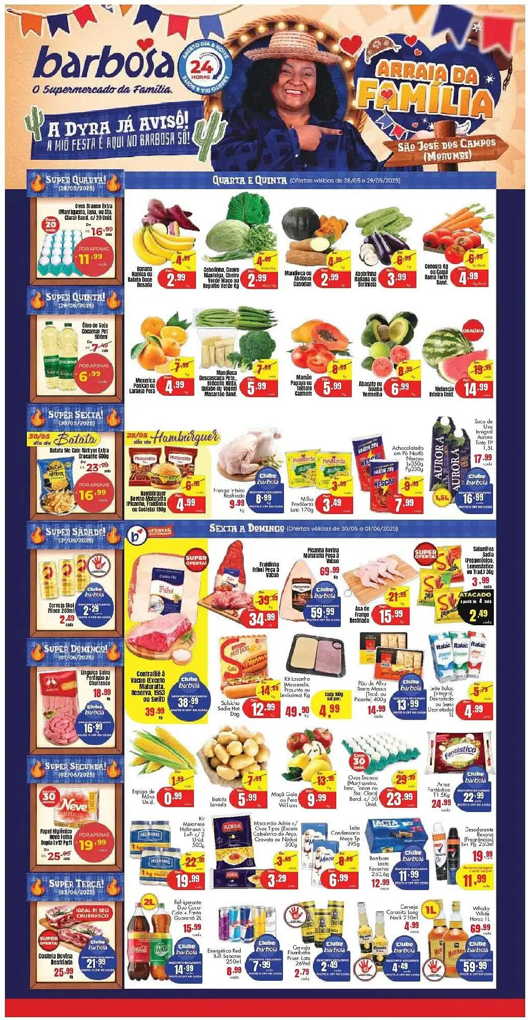 Encarte de Catálogo Barbosa Supermercados 28 de maio até 4 de junho 2025 - Pagina 1