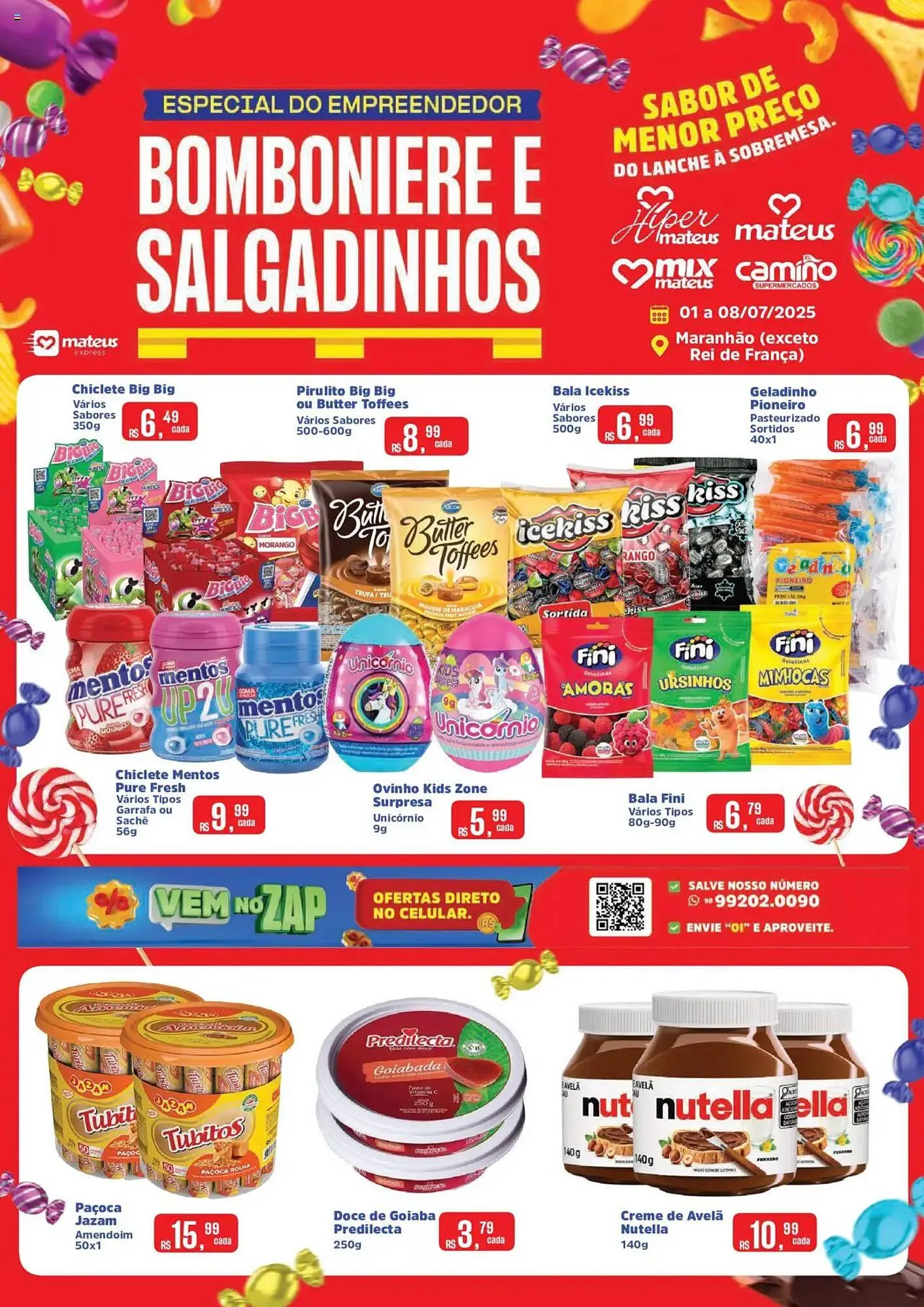 Encarte de Catálogo Supermercados Mateus 1 de julho até 8 de julho 2025 - Pagina 1