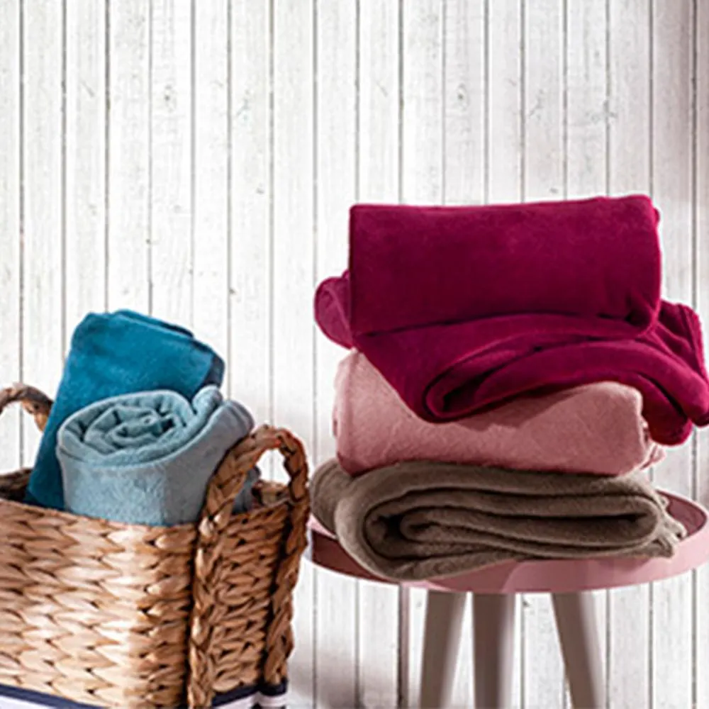 Manta Casal Celta Lisa Sortida 100% Poliester 180x200cm - Corttex