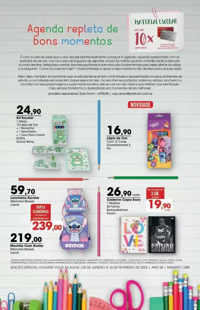 Encarte de Volta às Aulas 30 de janeiro até 16 de fevereiro 2025 - Pagina 2