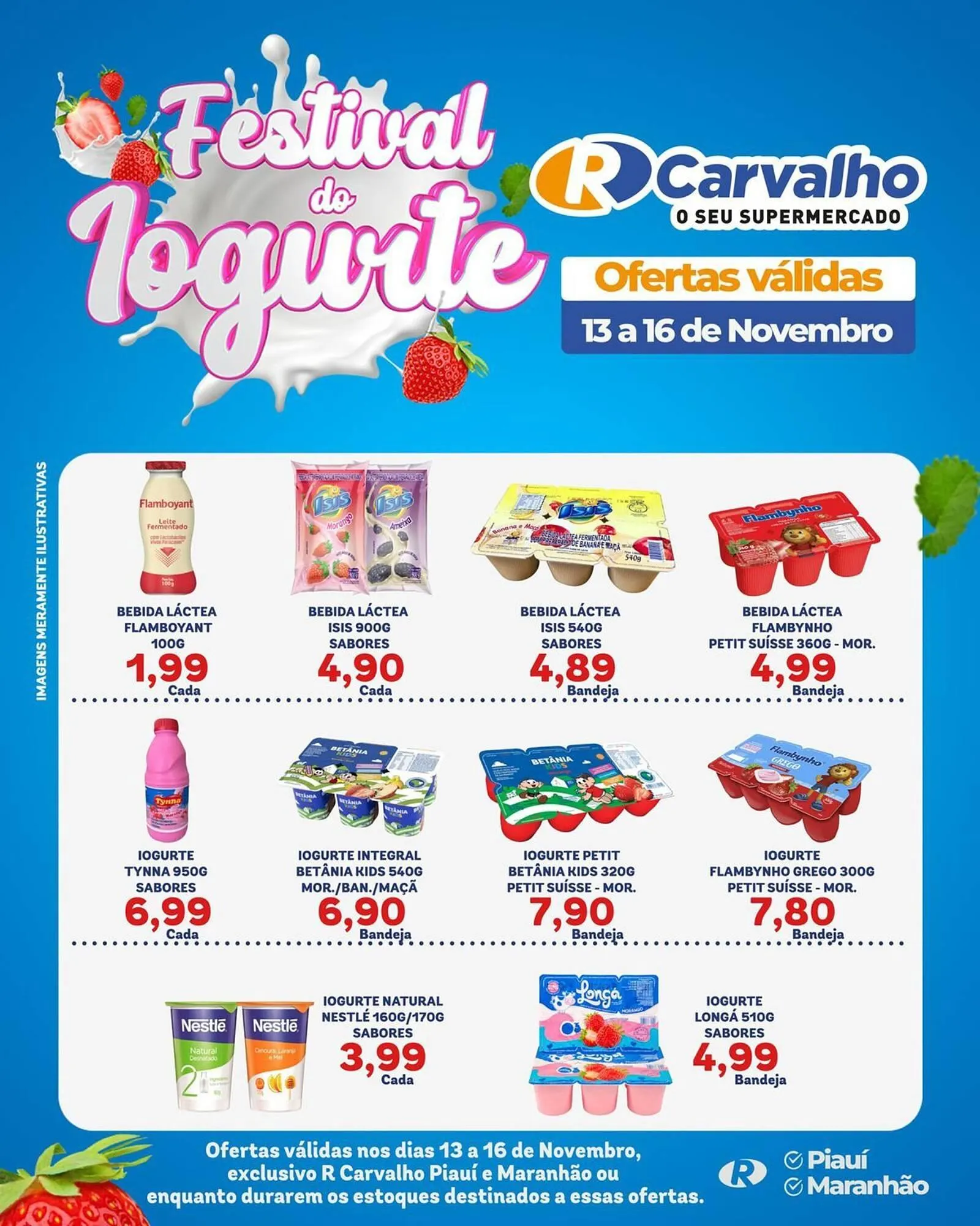 Encarte de Catálogo Carvalho Supermercado 14 de novembro até 16 de novembro 2025 - Pagina 1