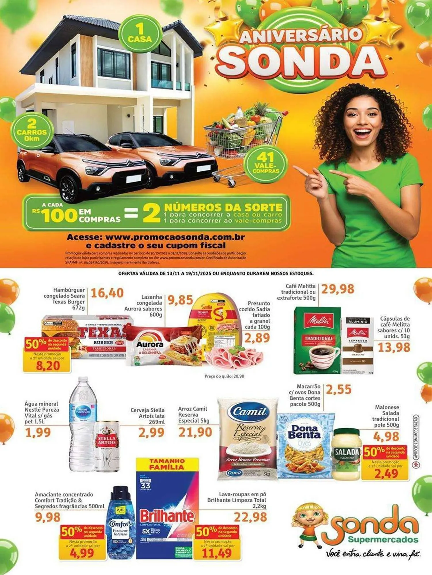 Encarte de Folheto Sonda 13 de novembro até 19 de novembro 2025 - Pagina 1