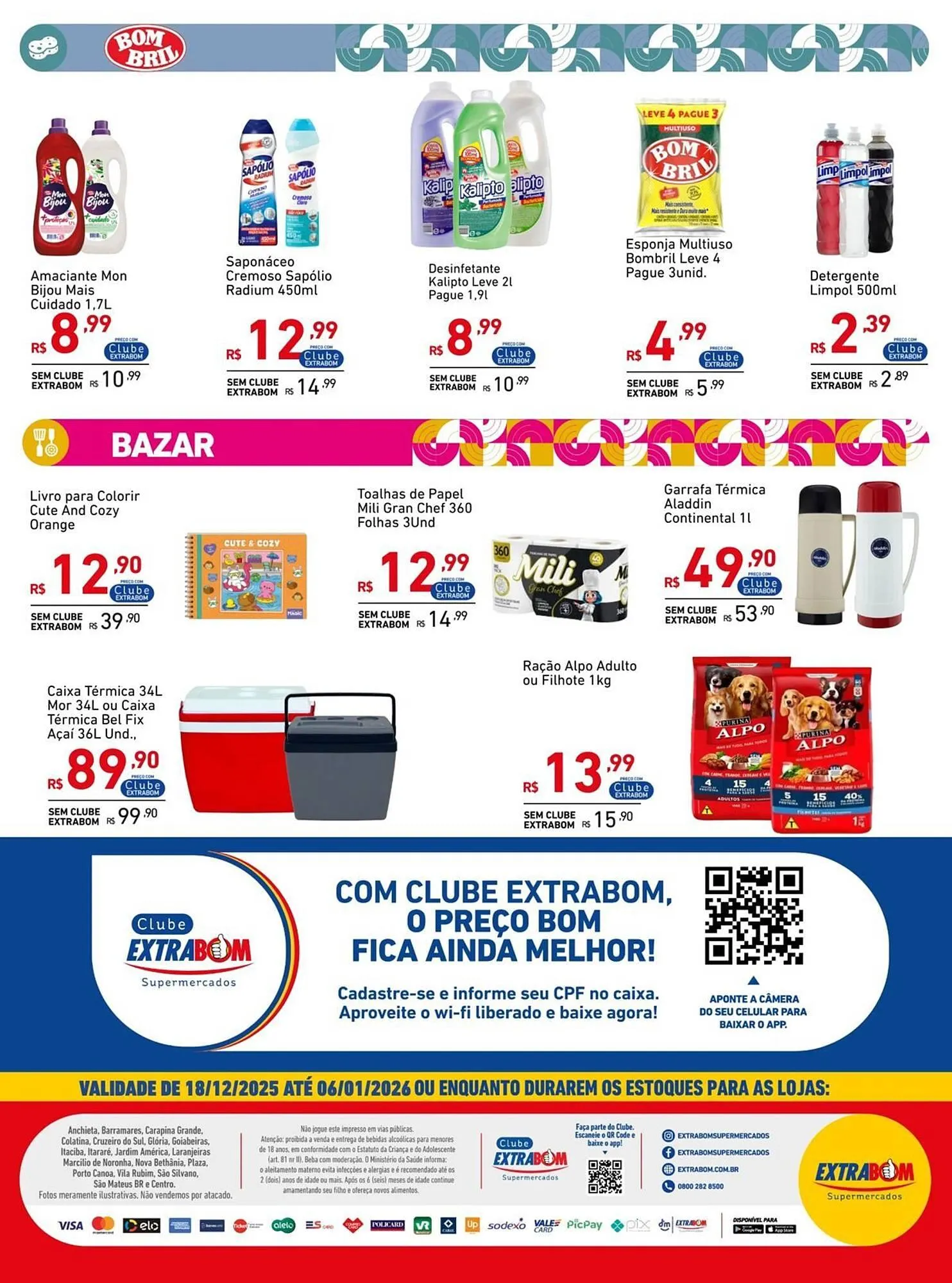 Encarte de Catálogo Extrabom Supermercados 18 de dezembro até 6 de janeiro 2026 - Pagina 12