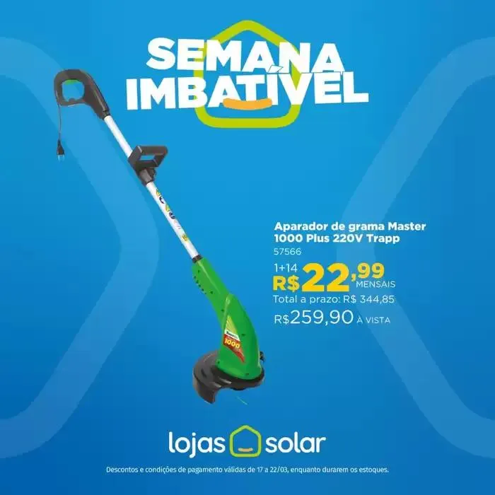 Encarte de Encarte Lojas Solar 17 de março até 22 de março 2025 - Pagina 3