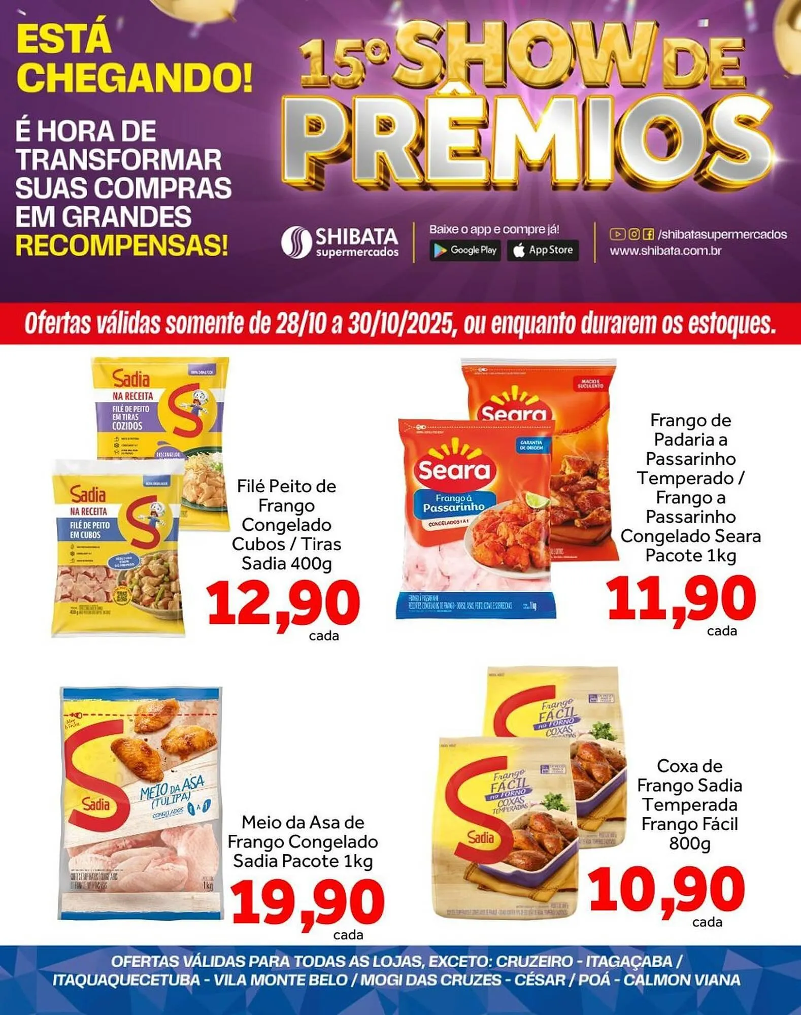 Encarte de Folheto Shibata Supermercados 28 de outubro até 30 de outubro 2025 - Pagina 2