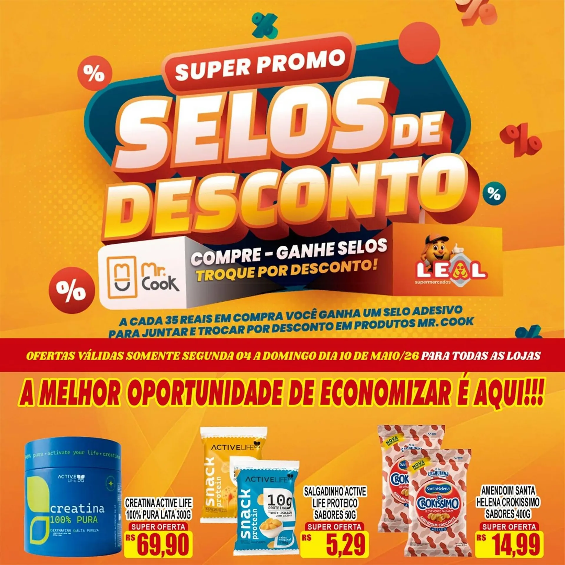 Encarte de Folheto Supermercado leal 5 de maio até 10 de maio 2026 - Pagina 1