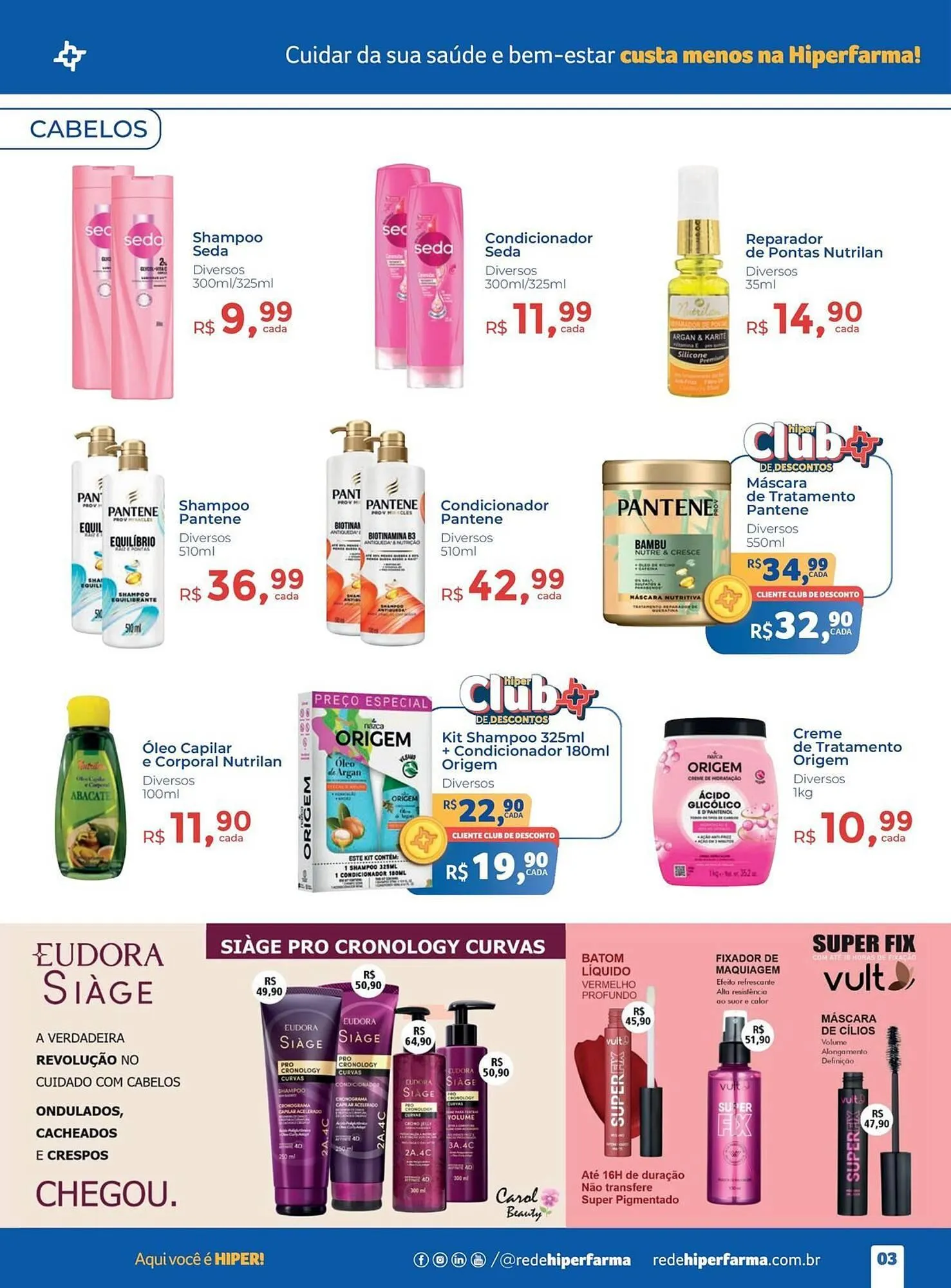 Encarte de Catálogo Hiper Farma 5 de julho até 4 de agosto 2025 - Pagina 3