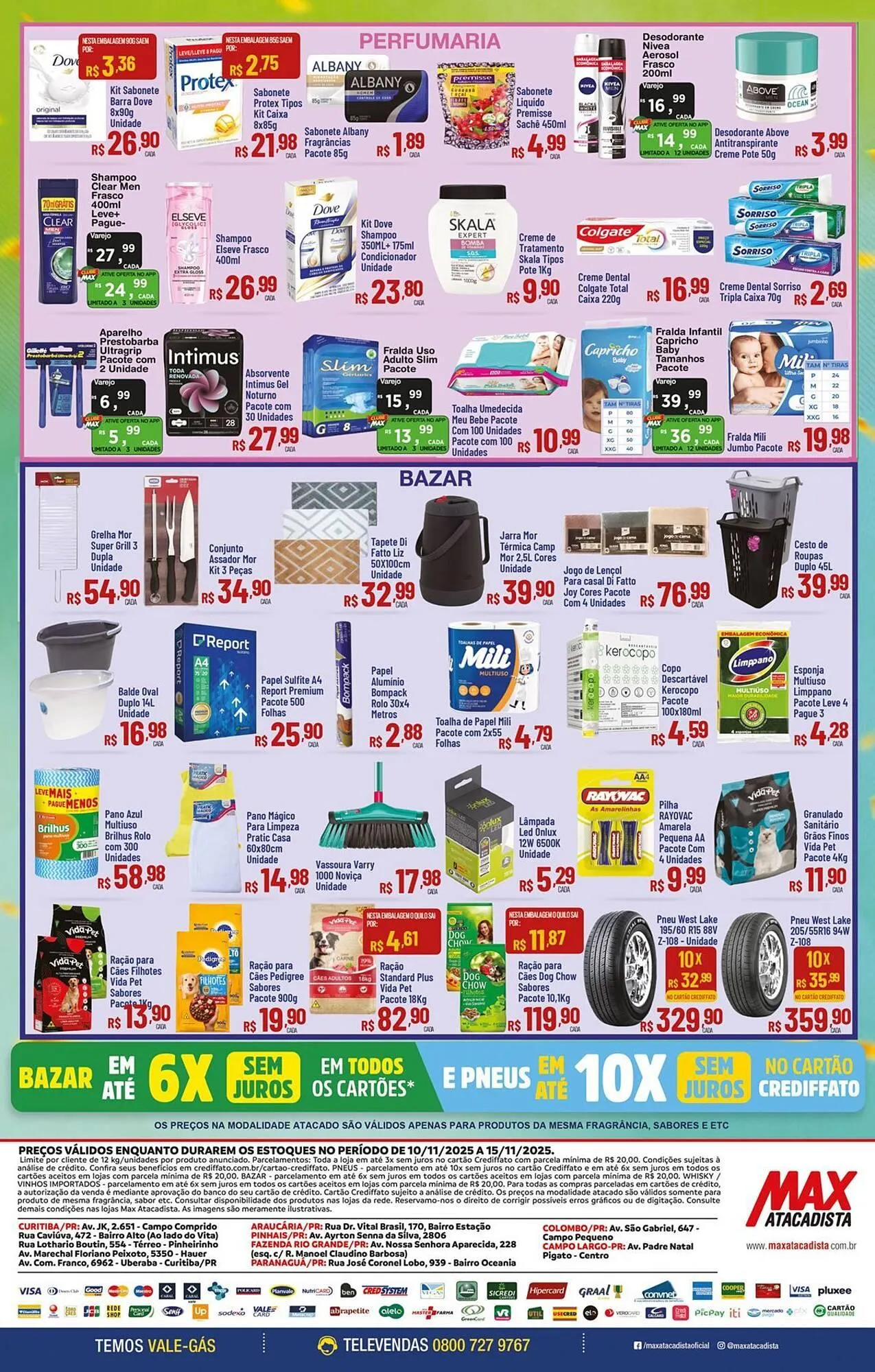 Encarte de Encarte Max Atacadista 10 de novembro até 15 de novembro 2025 - Pagina 8