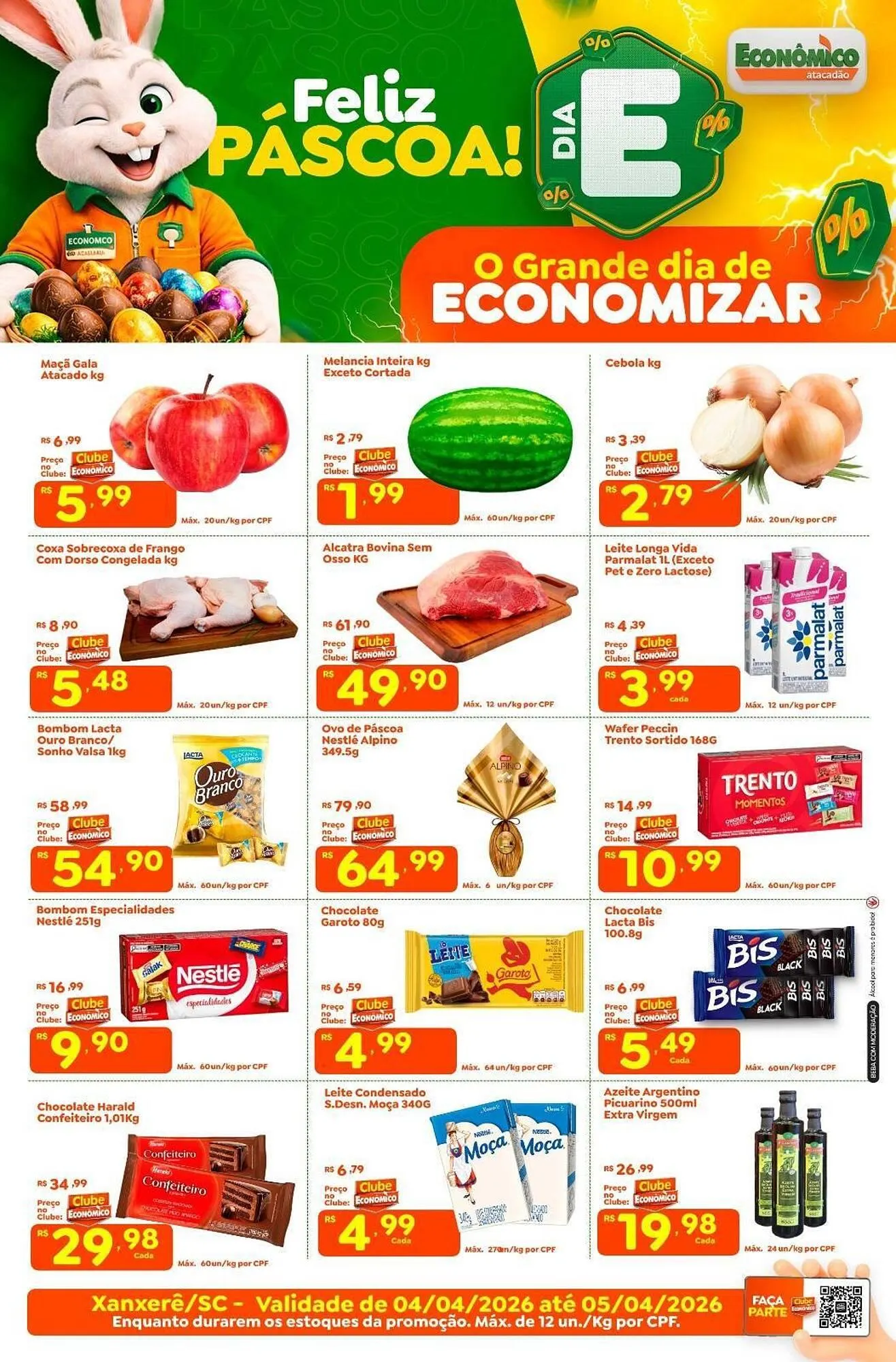 Encarte de Catálogo Econômico Atacadão 4 de abril até 5 de abril 2026 - Pagina 1