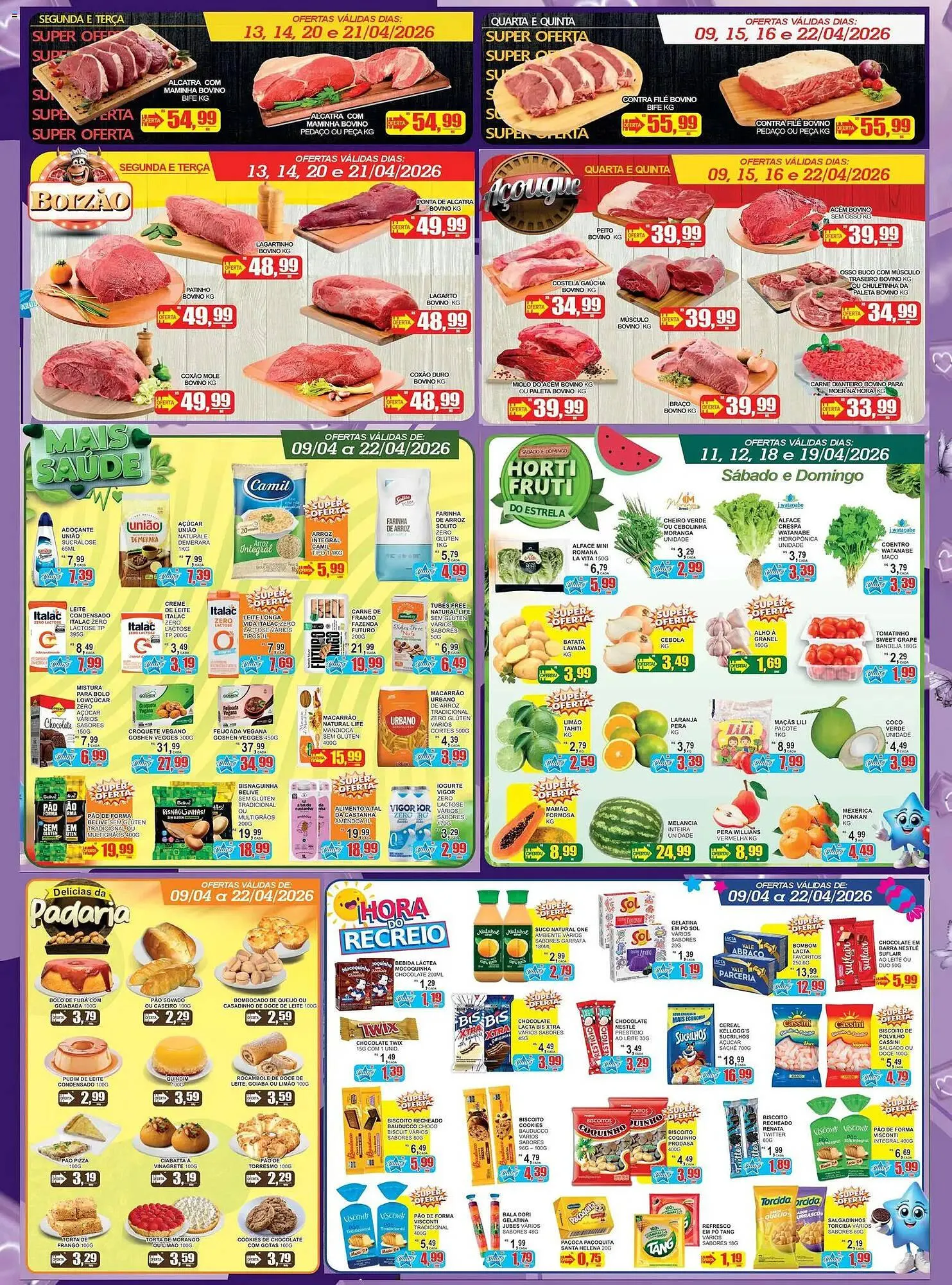 Encarte de Folheto Supermercado Estrela Azul 9 de abril até 22 de abril 2026 - Pagina 3