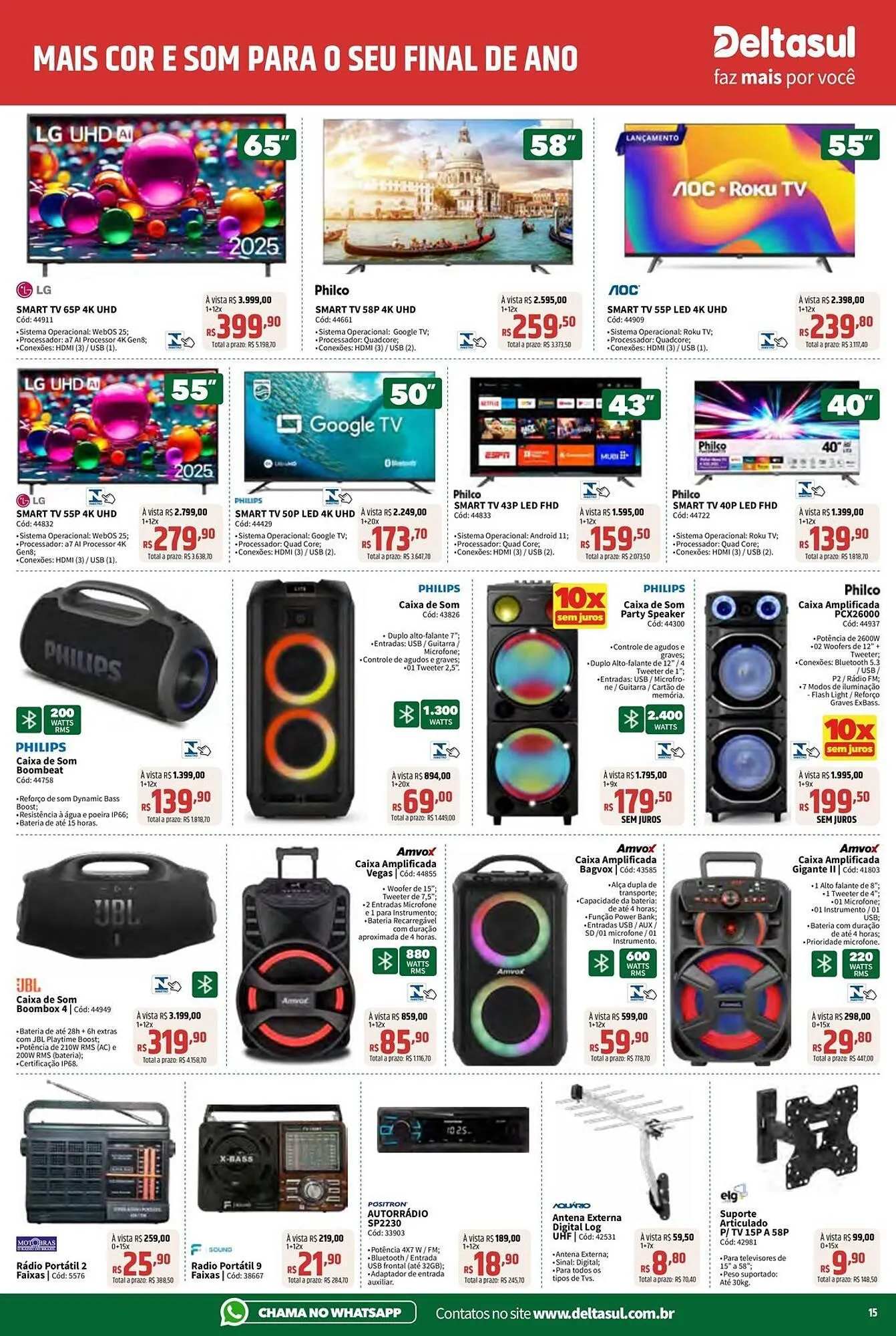 Encarte de Folheto Deltasul 1 de dezembro até 24 de dezembro 2025 - Pagina 15