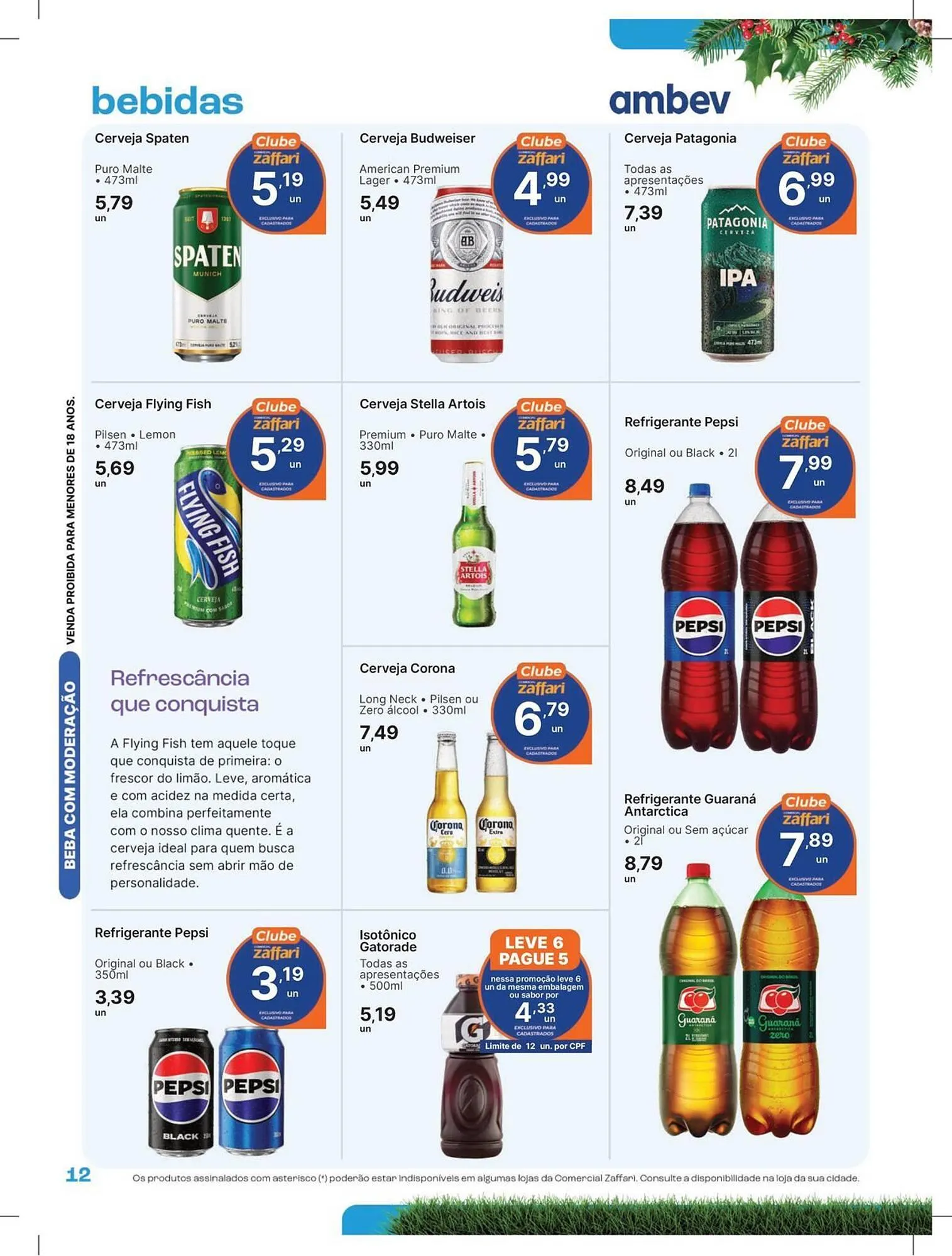 Encarte de Encarte Comercial Zaffari 12 de dezembro até 21 de dezembro 2025 - Pagina 12