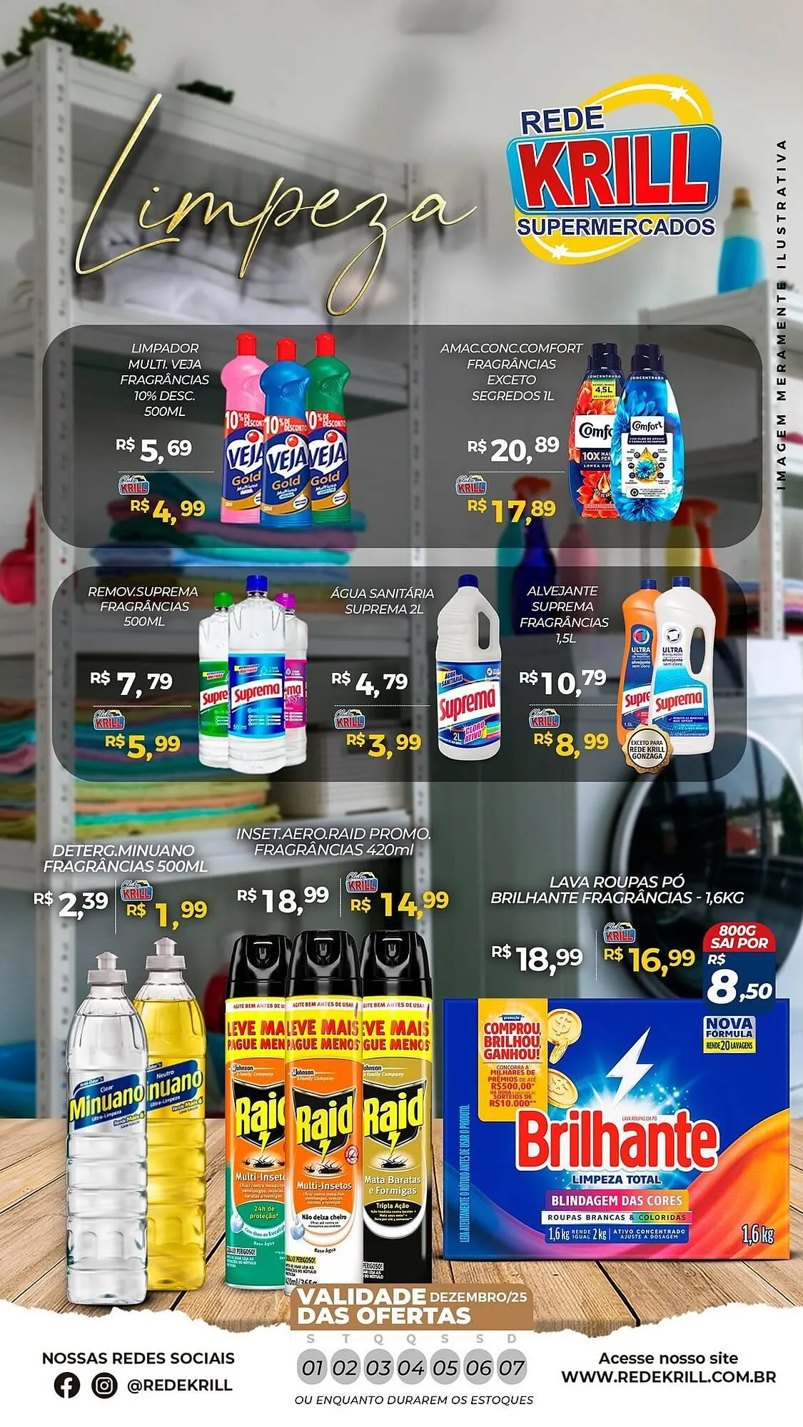 Encarte de Folheto Rede Krill 1 de dezembro até 7 de dezembro 2025 - Pagina 3