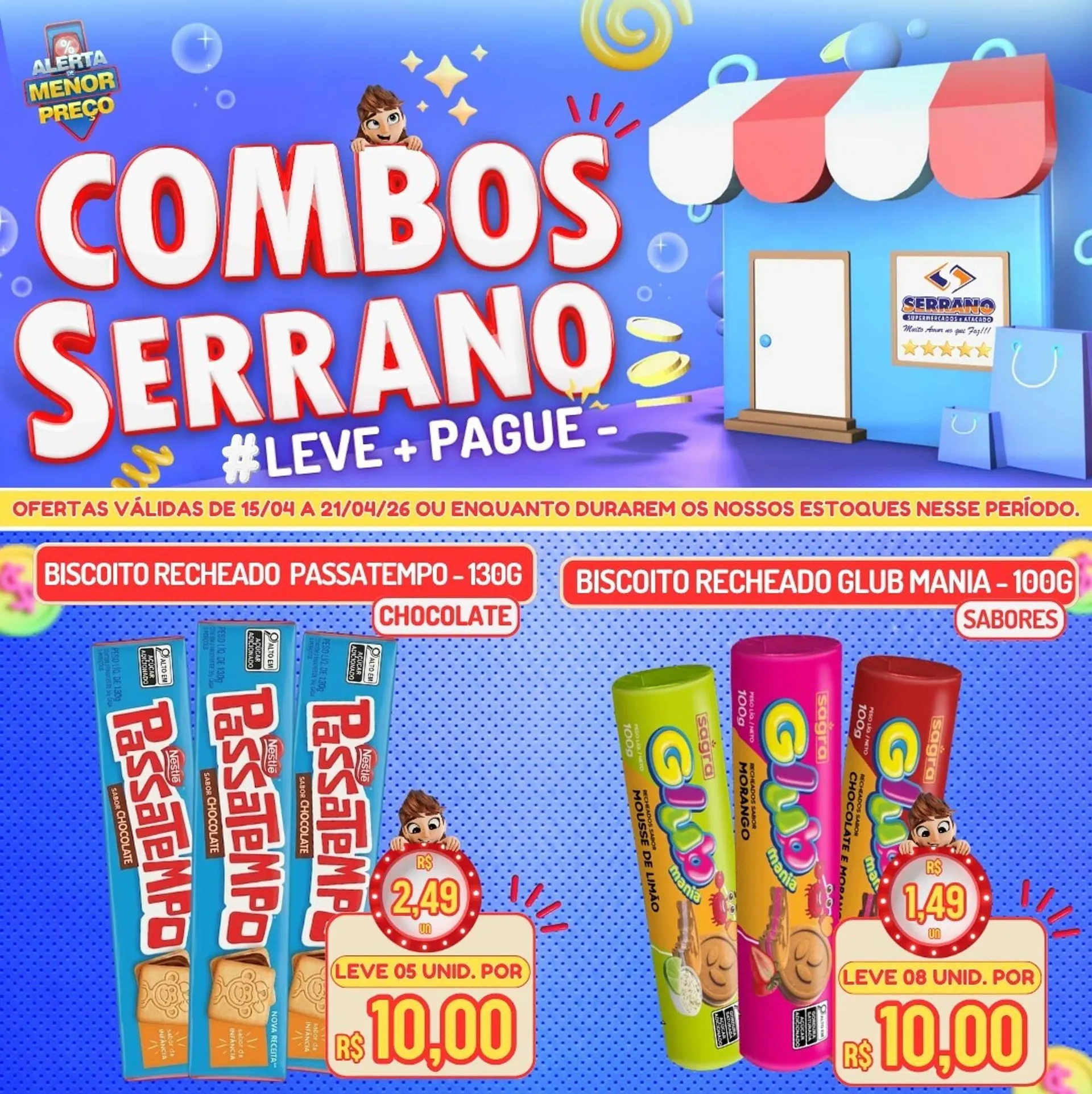 Encarte de Catálogo Serrano Supermercado 15 de abril até 21 de abril 2026 - Pagina 2