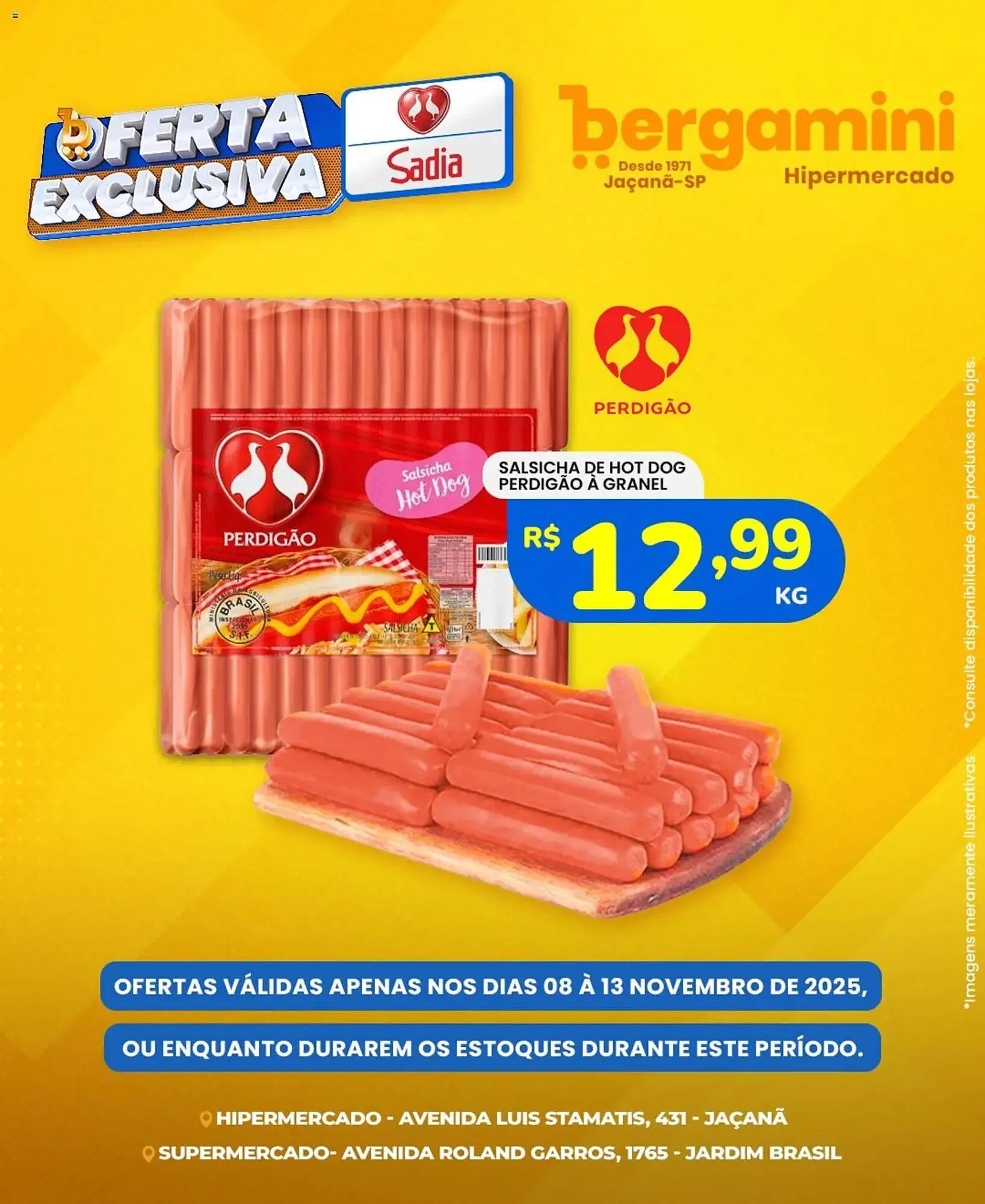 Encarte de Catálogo Supermercado Bergamini 8 de novembro até 13 de novembro 2025 - Pagina 1