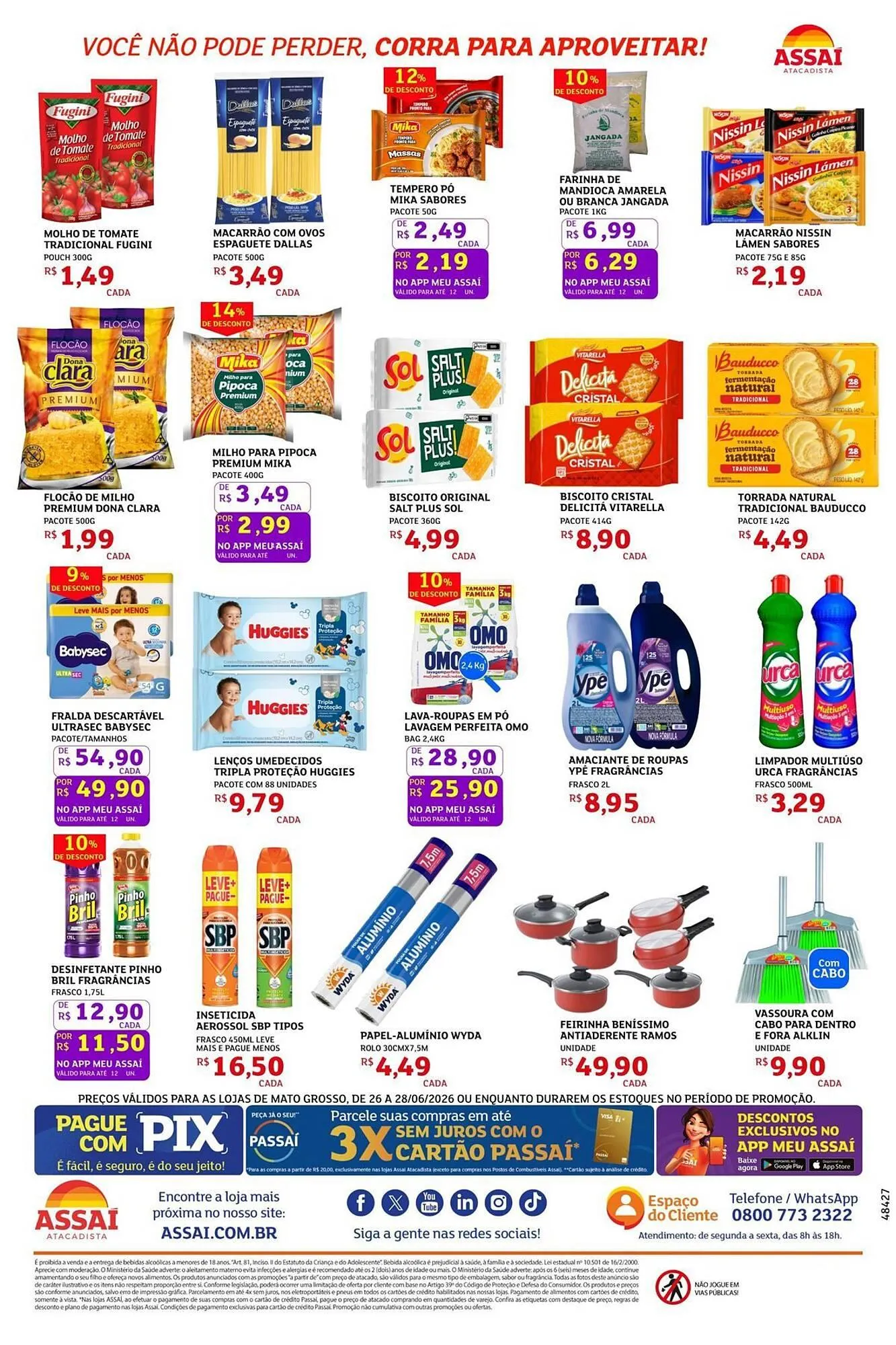 Encarte de Encarte Assaí Atacadista 26 de junho até 29 de junho 2026 - Pagina 2