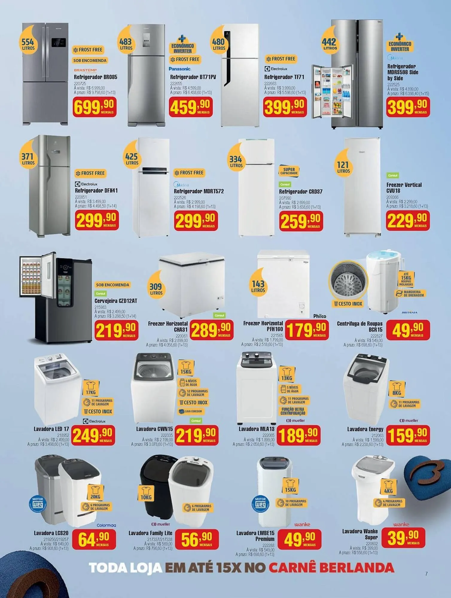 Encarte de Catálogo Berlanda 31 de julho até 31 de dezembro 2025 - Pagina 7