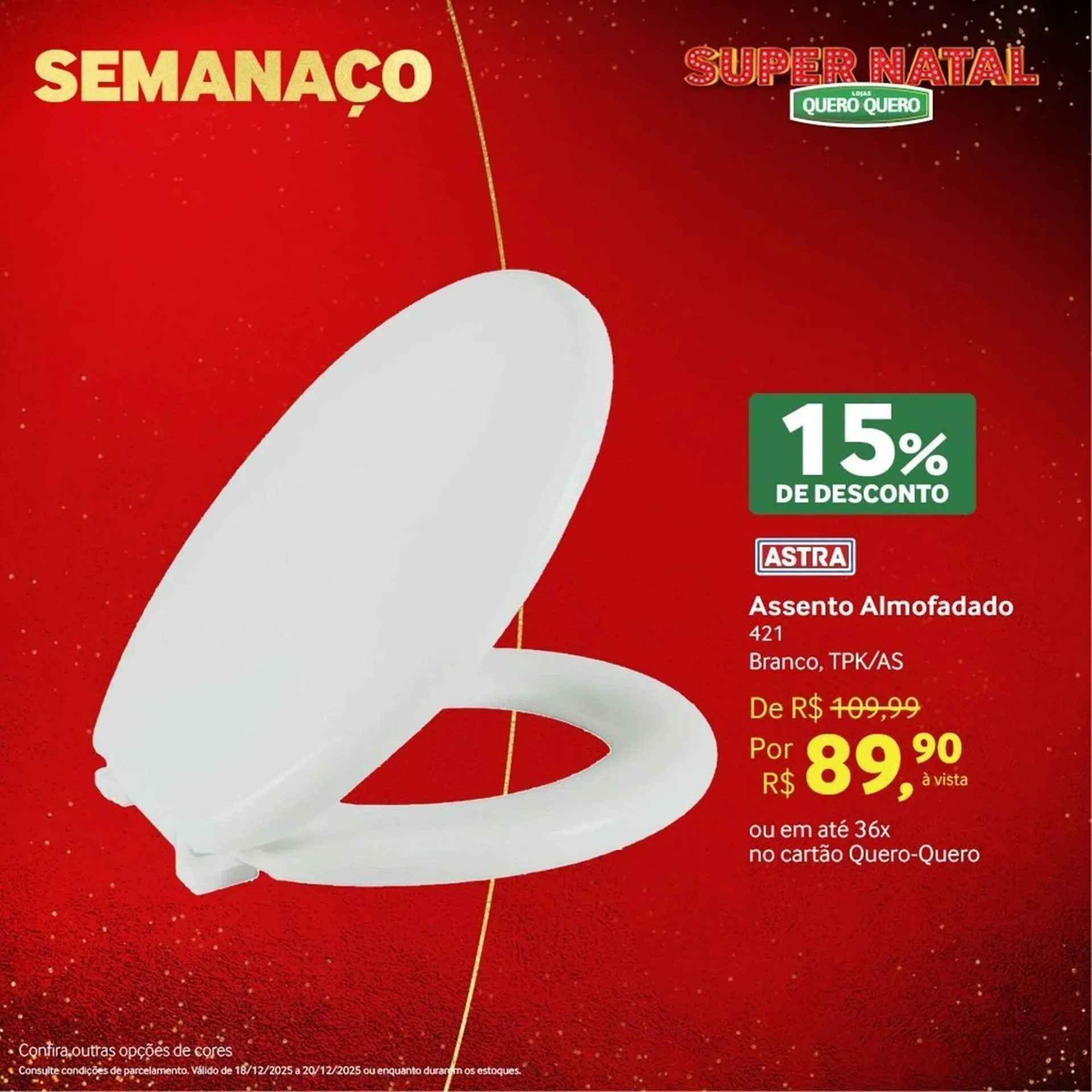 Encarte de Folheto Quero Quero 18 de dezembro até 20 de dezembro 2025 - Pagina 8