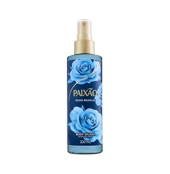 Kit Paixão Rosas Brancas Body Splash + Óleo + Hidratante