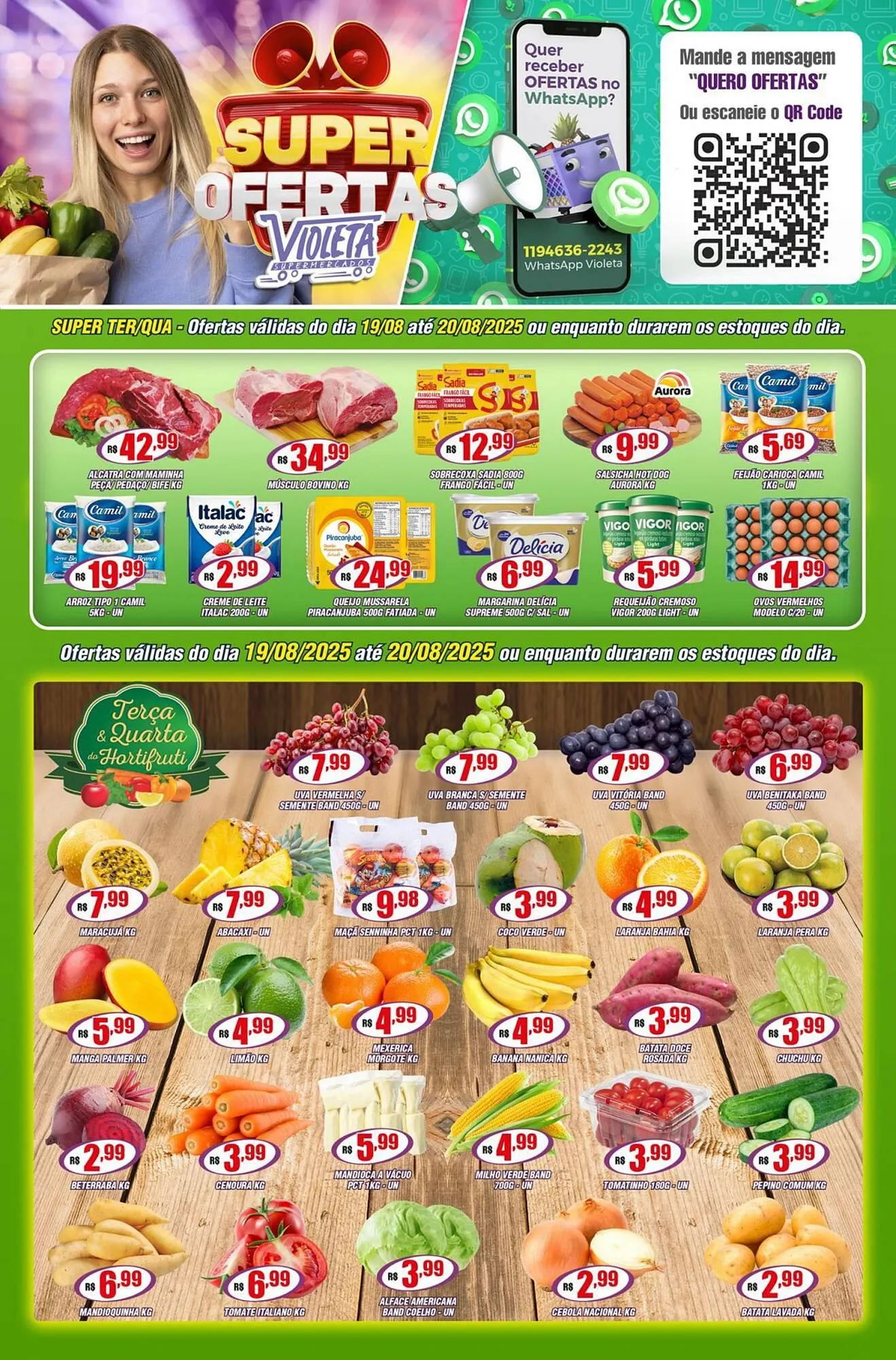 Encarte de Catálogo Violeta Supermercados 18 de agosto até 22 de agosto 2025 - Pagina 4