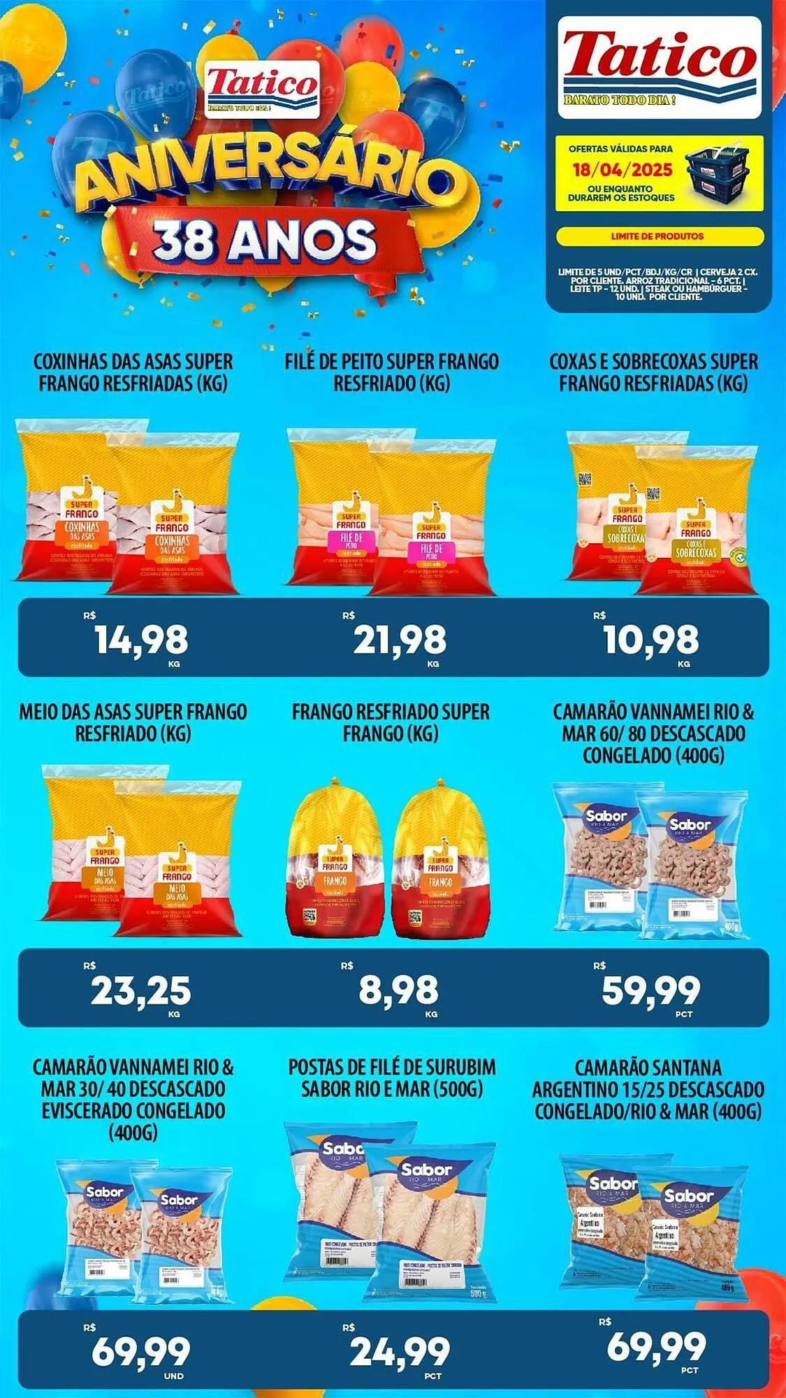 Encarte de Catálogo Tatico 18 de abril até 21 de abril 2025 - Pagina 17