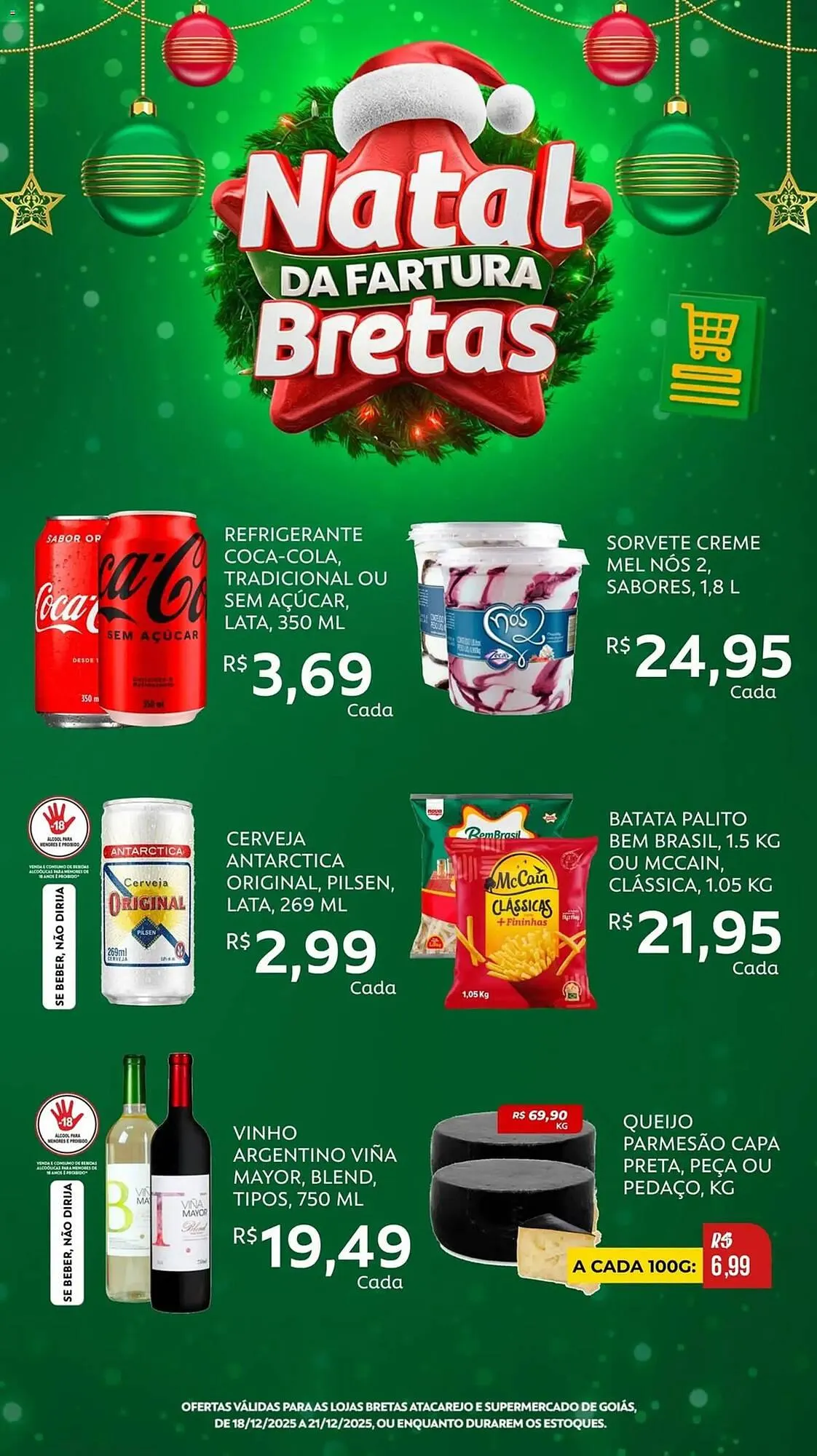Encarte de Catálogo Supermercados Bretas 18 de dezembro até 21 de dezembro 2025 - Pagina 8