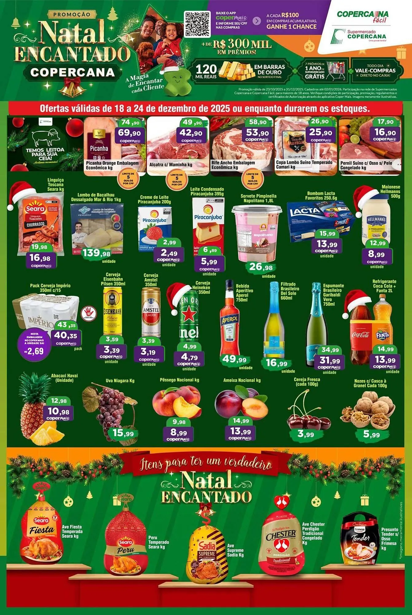 Encarte de Tabloide Copercana 18 de dezembro até 24 de dezembro 2025 - Pagina 1