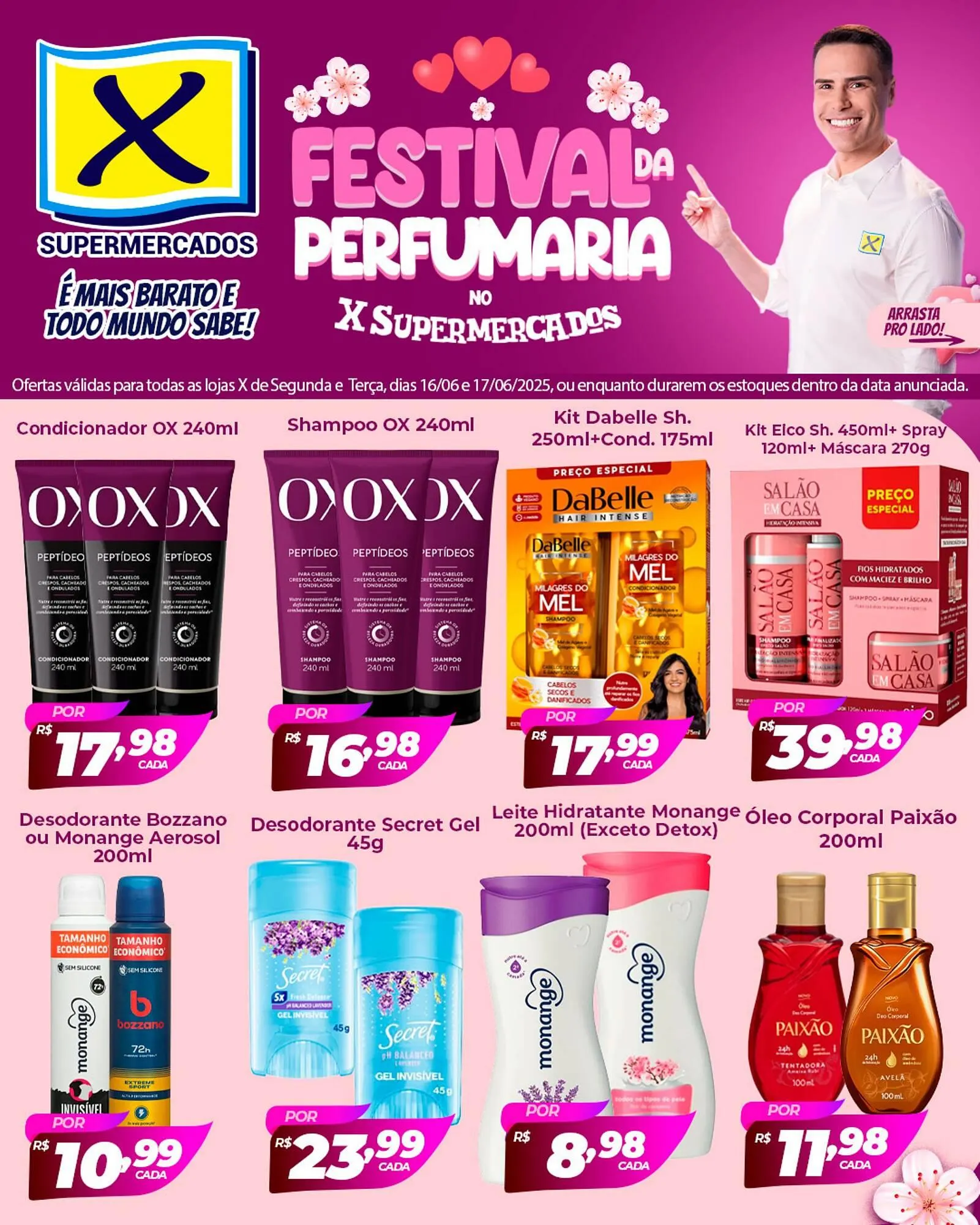 Encarte de Catálogo X Supermercados 16 de junho até 17 de junho 2025 - Pagina 1
