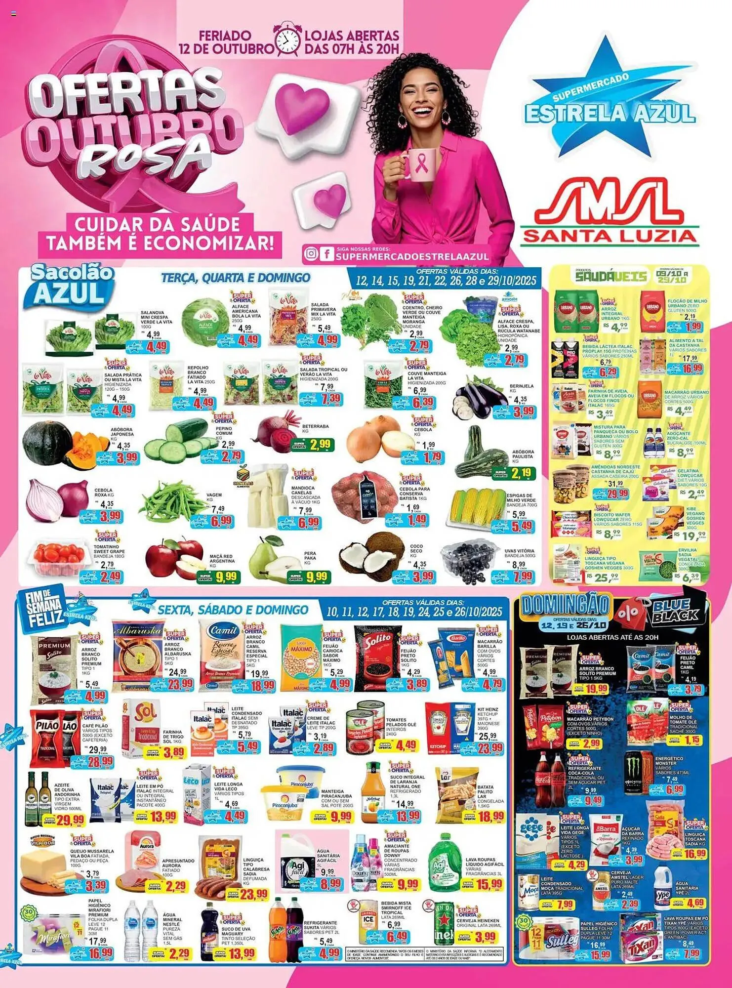 Folheto Supermercado Estrela Azul - 1