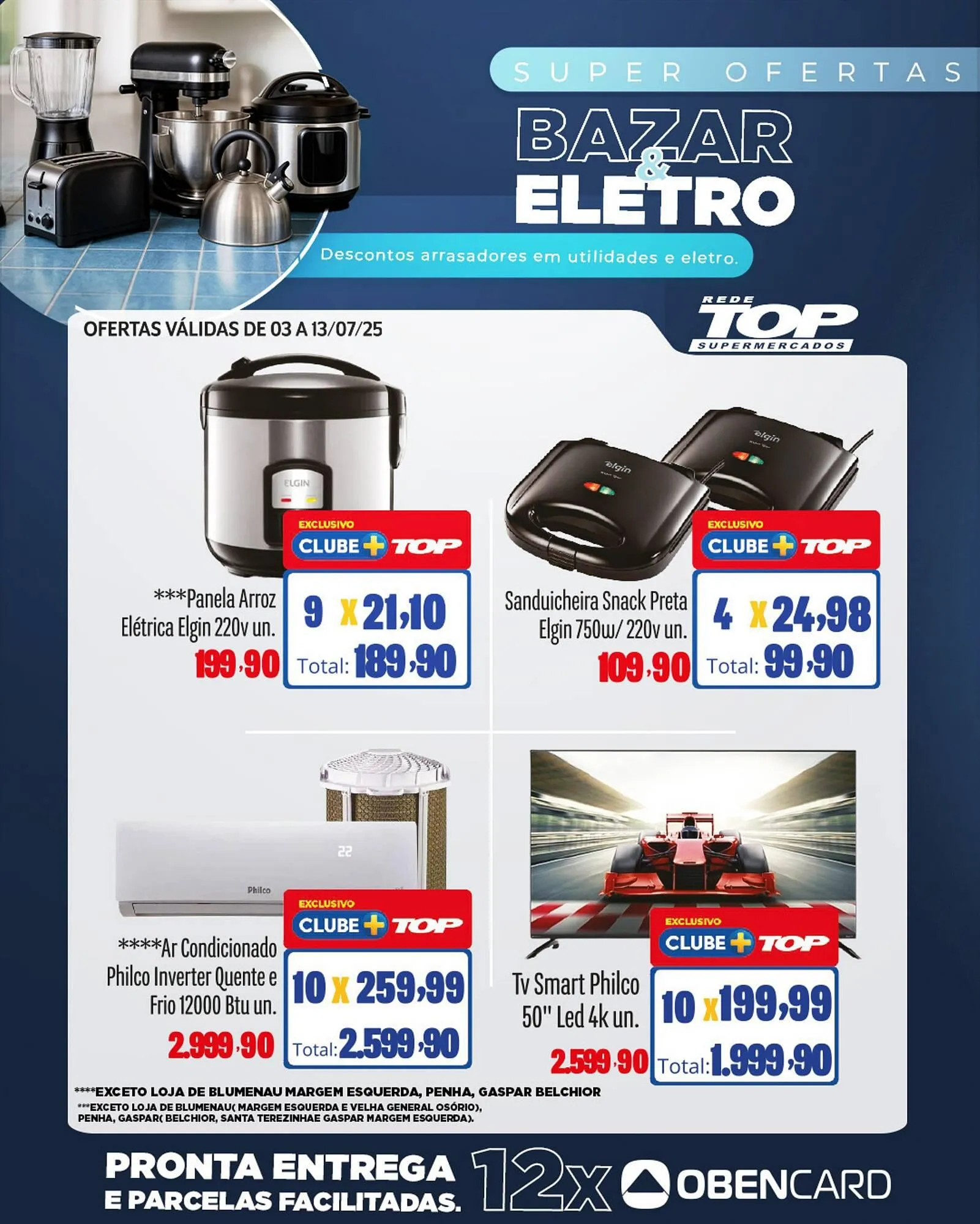 Encarte de Catálogo Rede Top 4 de julho até 13 de julho 2025 - Pagina 1