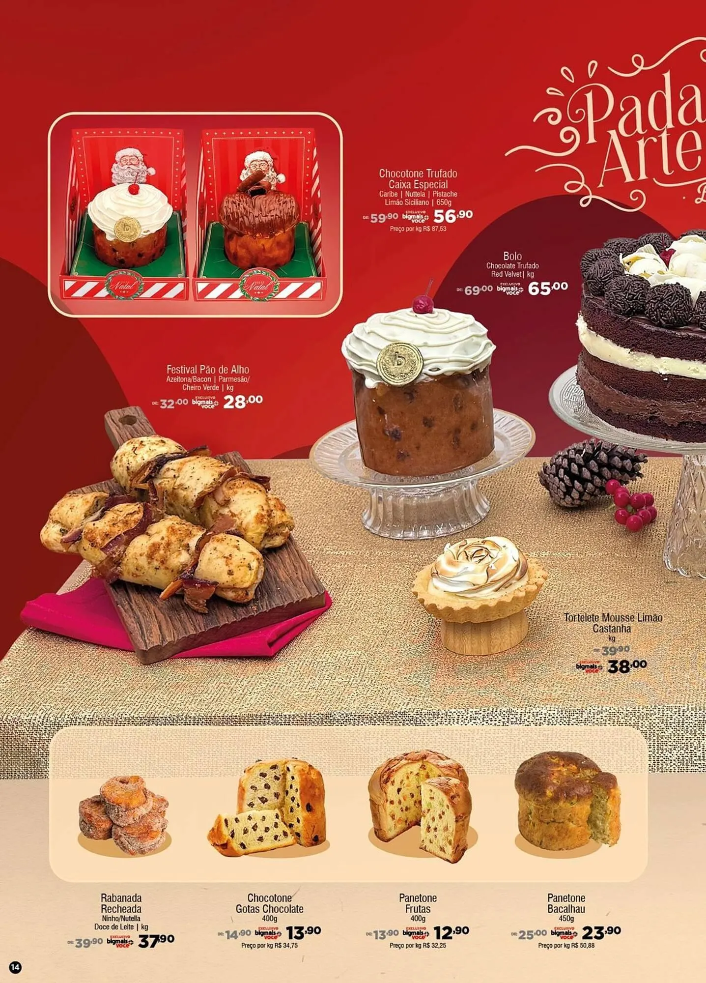 Encarte de Catálogo Big Mais Supermercados 10 de dezembro até 6 de janeiro 2026 - Pagina 14
