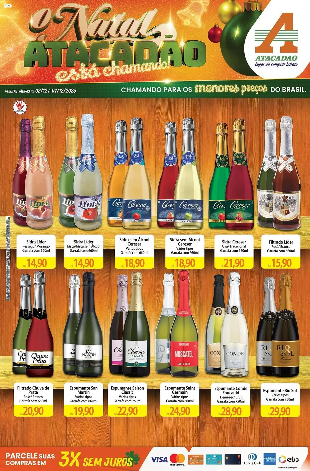 Encarte de Folheto Atacadão 2 de dezembro até 7 de dezembro 2025 - Pagina 1