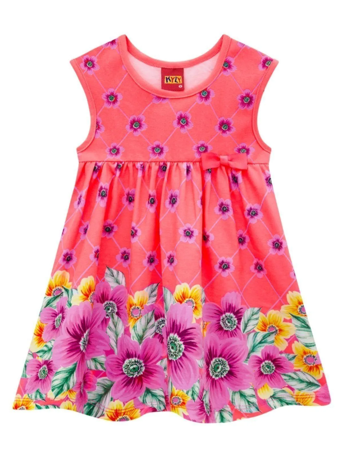 Vestido Infantil Kyly Rosa
