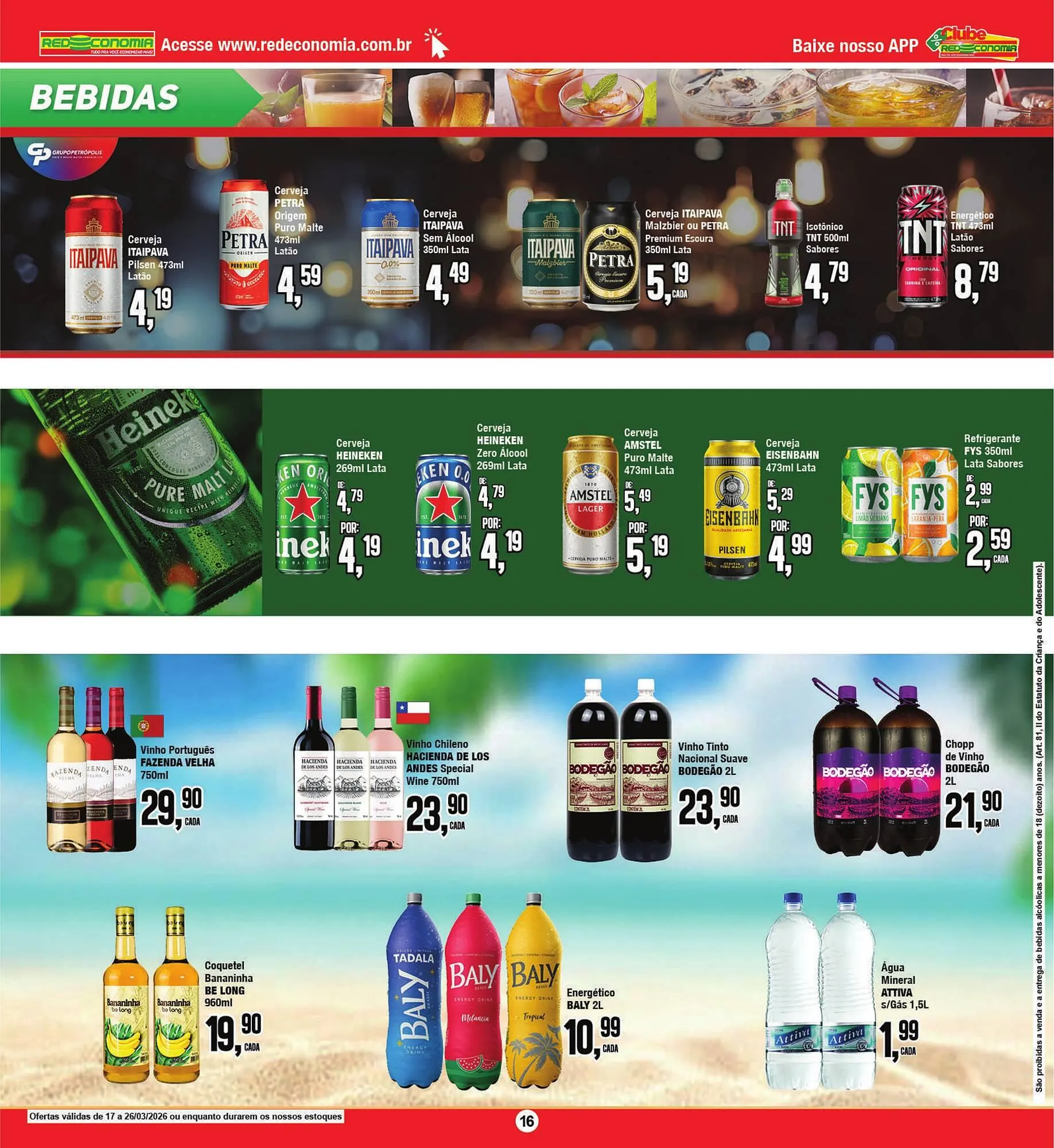 Encarte de Encarte Redeconomia 18 de março até 23 de março 2026 - Pagina 16