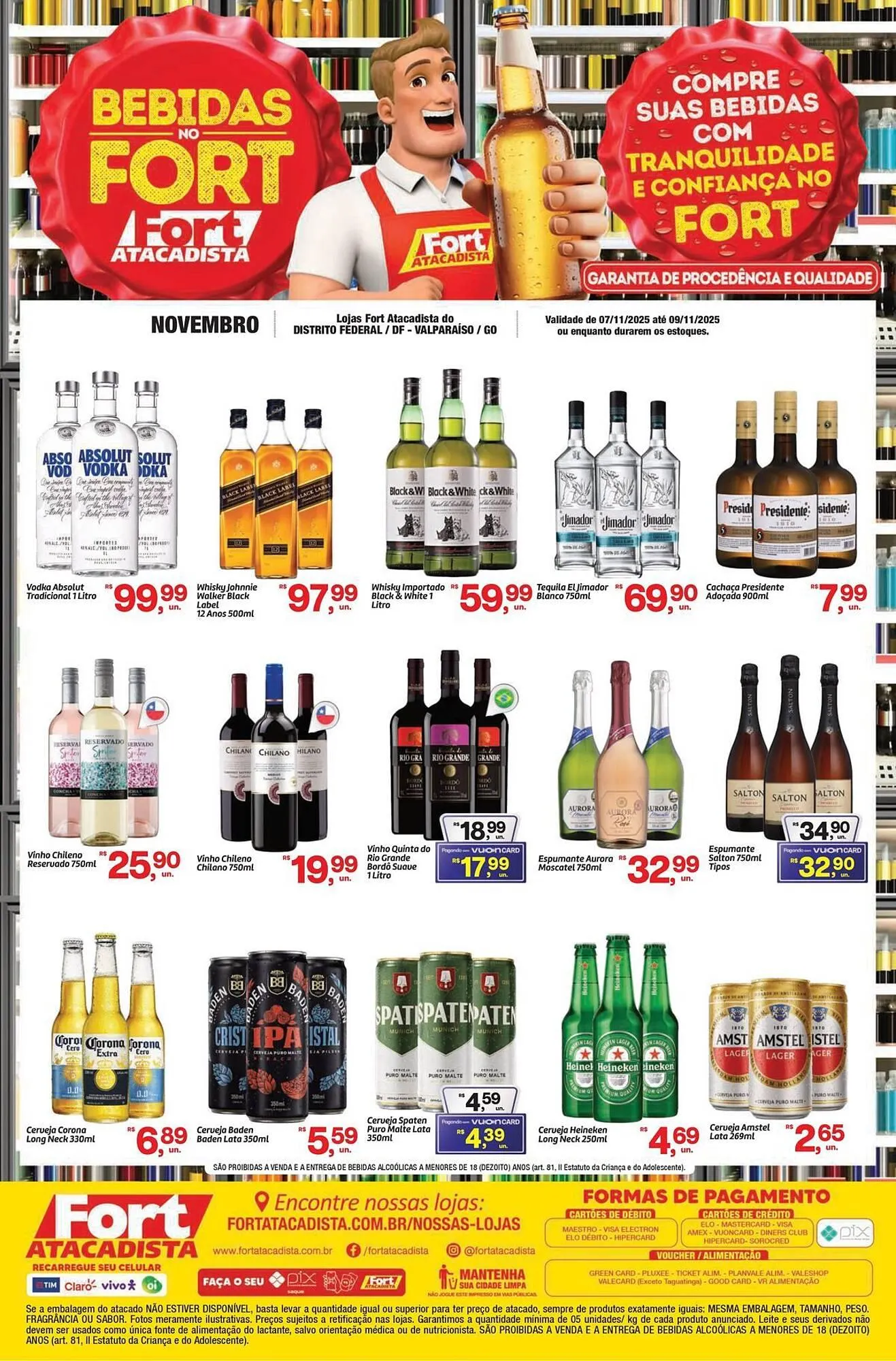 Encarte de Tabloide Fort Atacadista 7 de novembro até 9 de novembro 2025 - Pagina 1