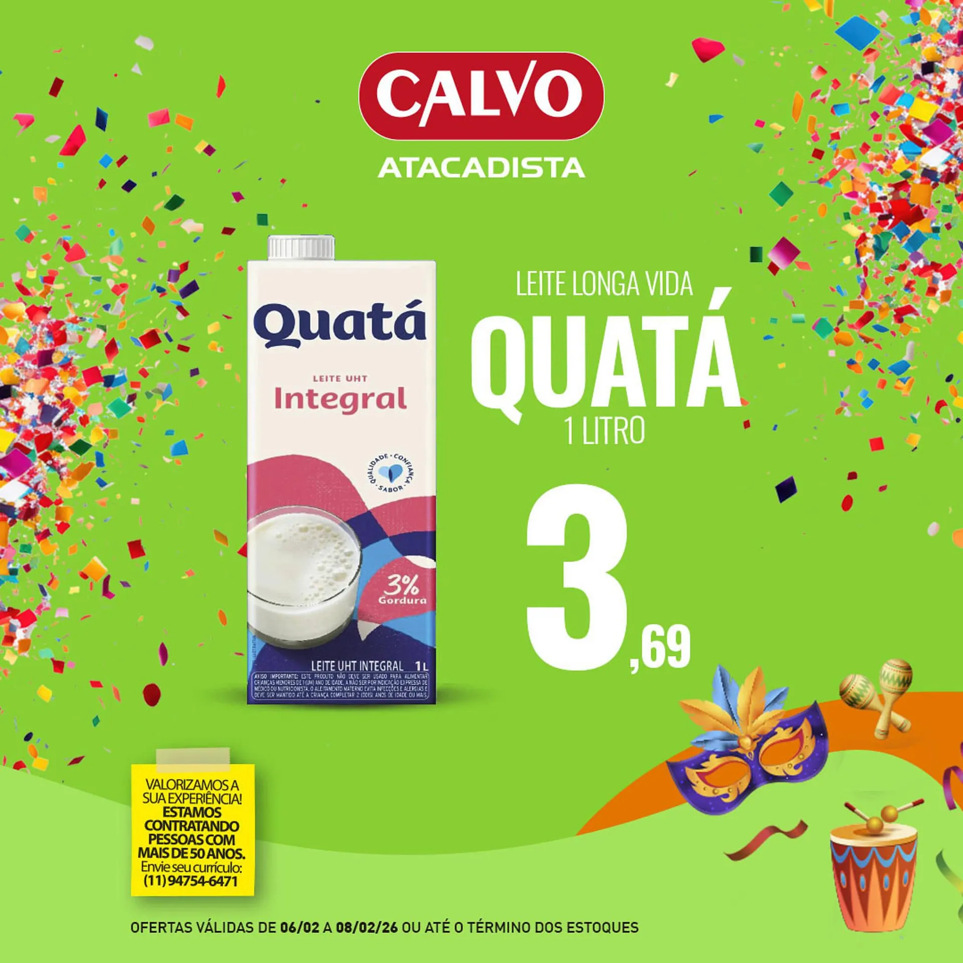 Folheto Calvo Atacadista - 1