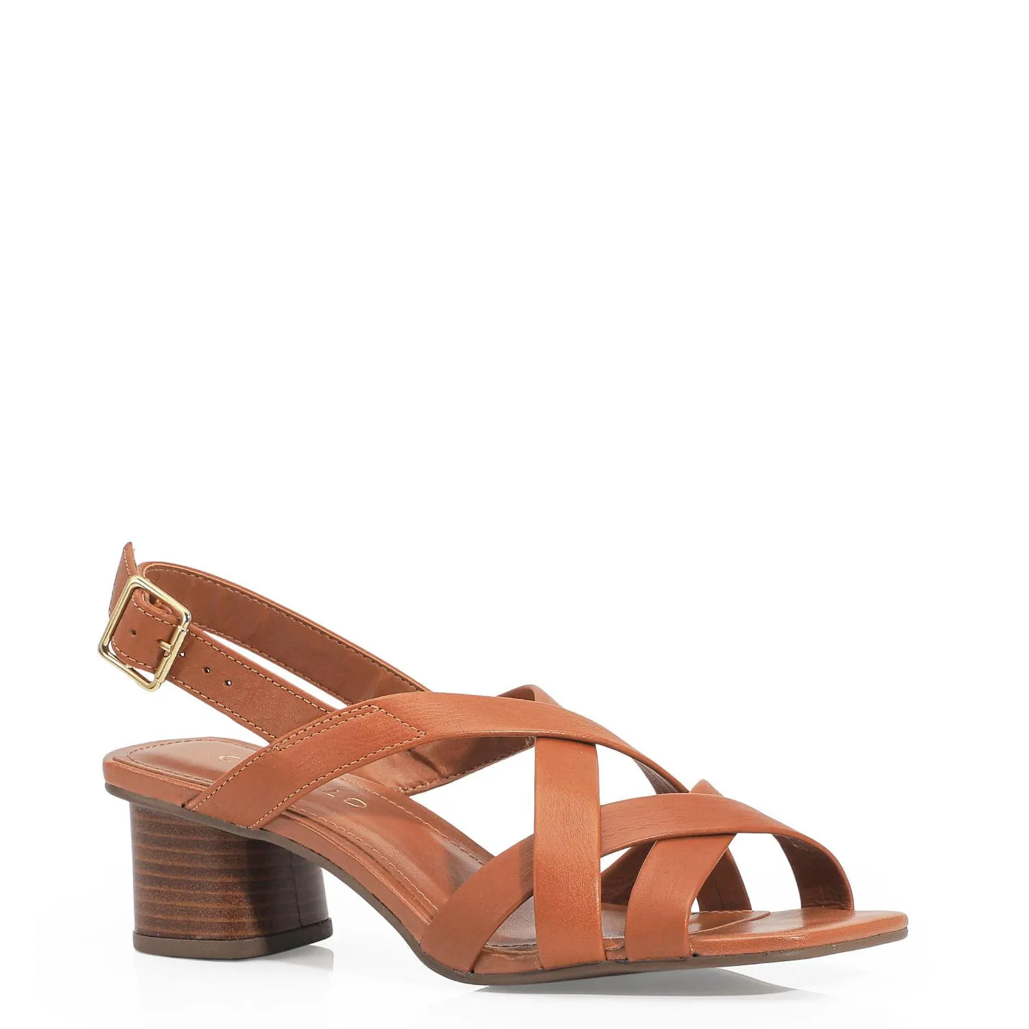 Sandália Couro Marrom