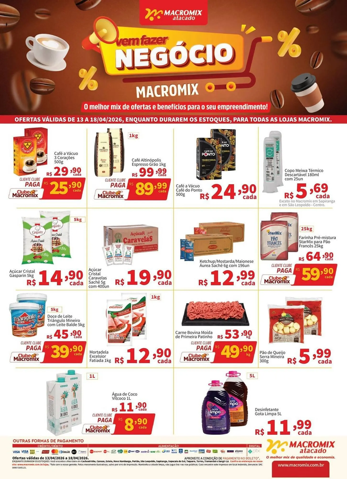 Encarte de Catálogo Macromix Atacado 13 de abril até 18 de abril 2026 - Pagina 1