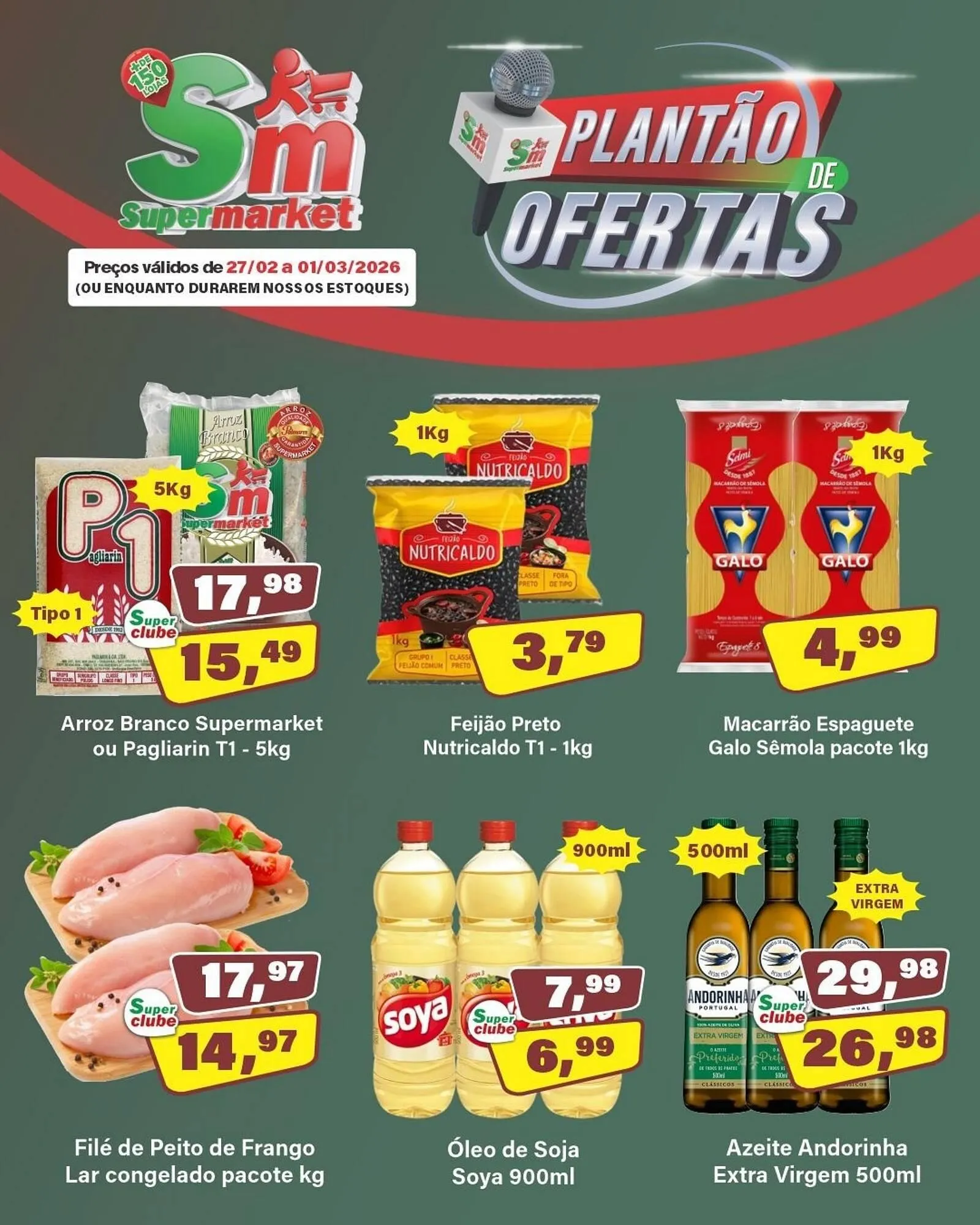 Encarte de Catálogo Floresta Supermercados 27 de fevereiro até 1 de março 2026 - Pagina 1