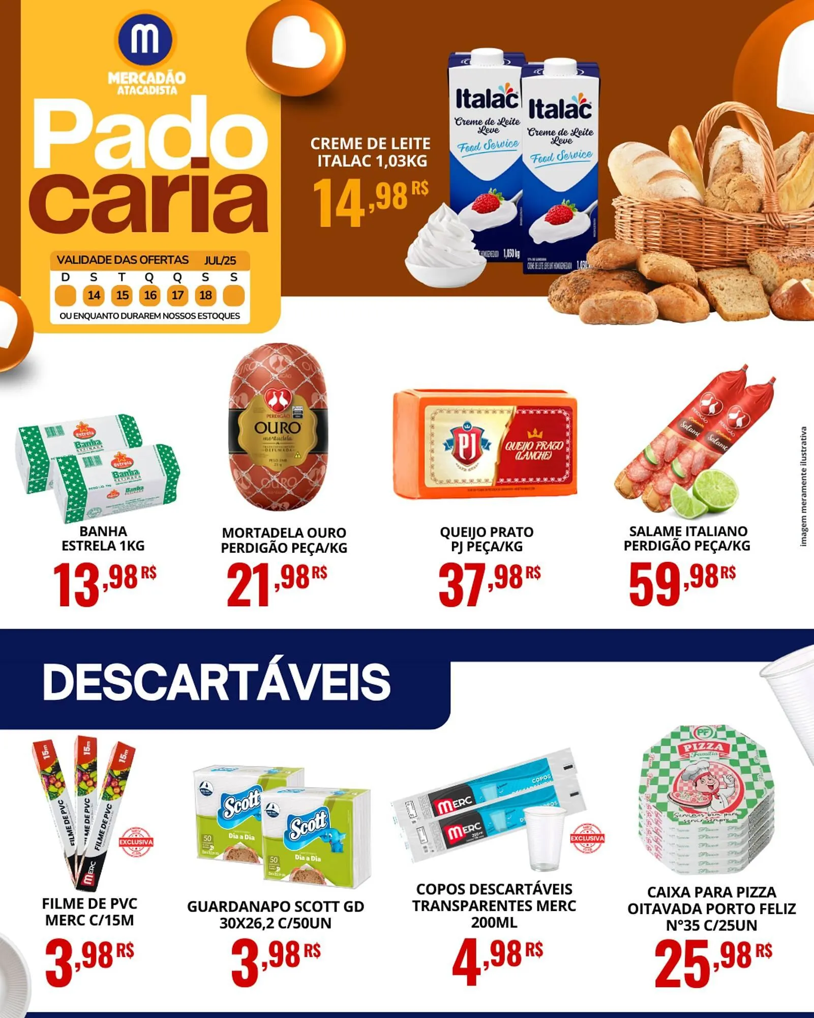 Encarte de Catálogo Mercadão Atacadista 14 de julho até 18 de julho 2025 - Pagina 3