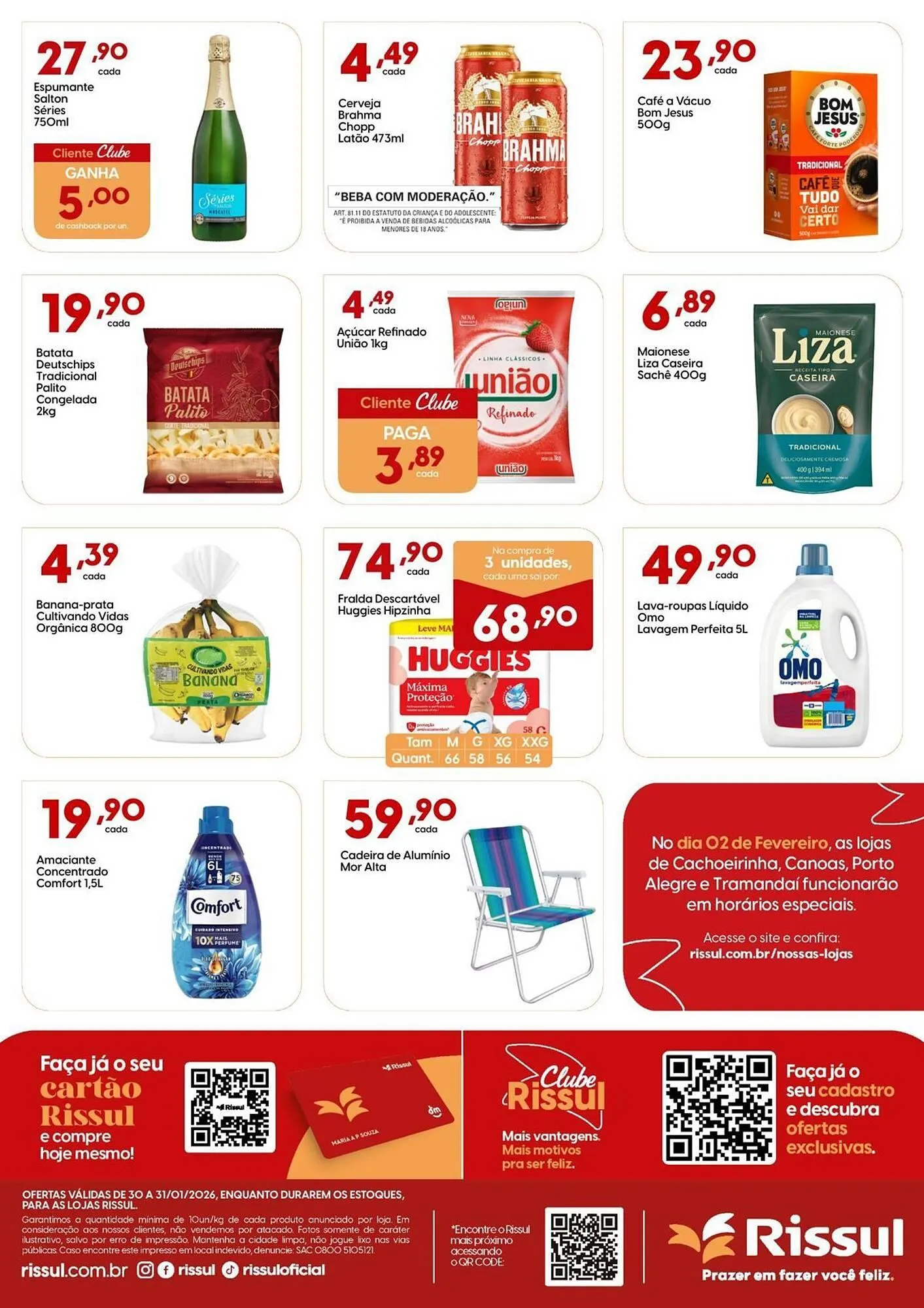 Encarte de Catálogo Supper Rissul 30 de janeiro até 31 de janeiro 2026 - Pagina 3