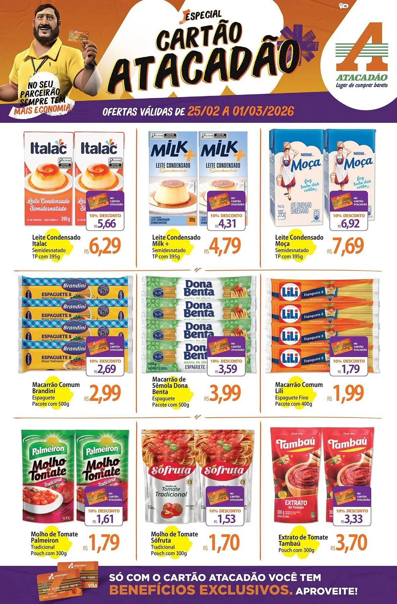 Encarte de Folheto Atacadão 25 de fevereiro até 1 de março 2026 - Pagina 1