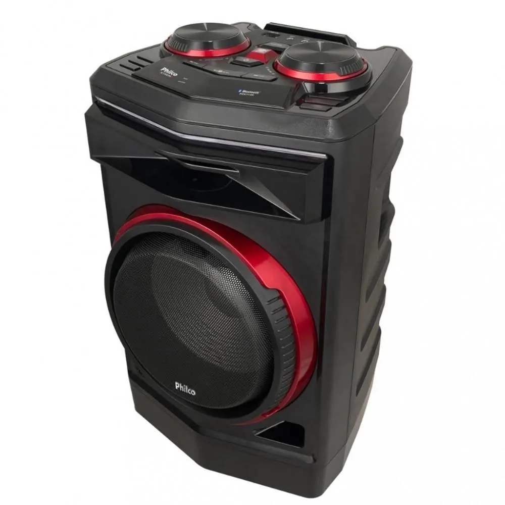 Caixa de Som Philco PCX7100 750W Bluetooth Preta Bivolt