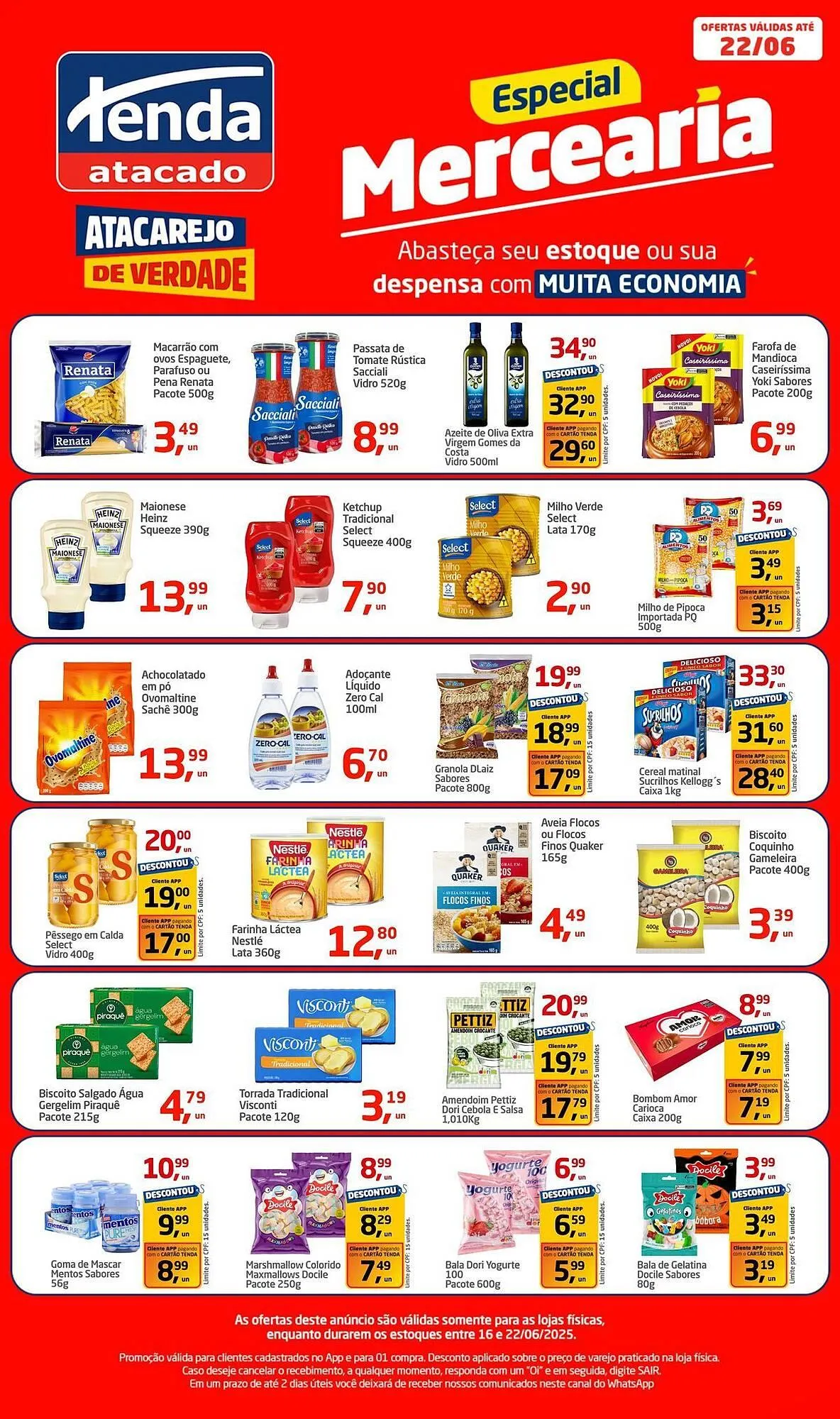 Encarte de Catálogo Tenda Atacado 16 de junho até 22 de junho 2025 - Pagina 1
