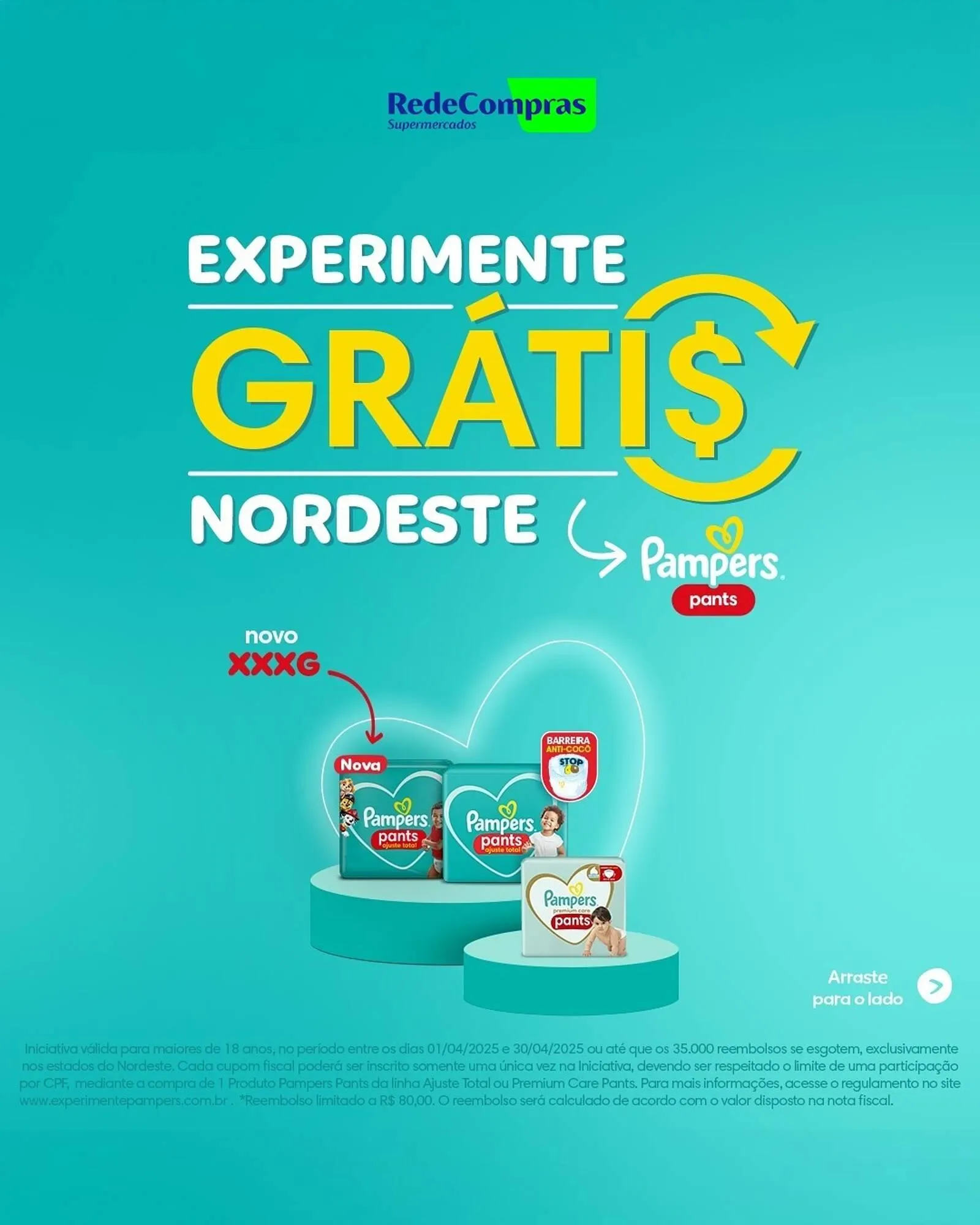Encarte de Catálogo Rede Compras 1 de abril até 30 de abril 2025 - Pagina 1