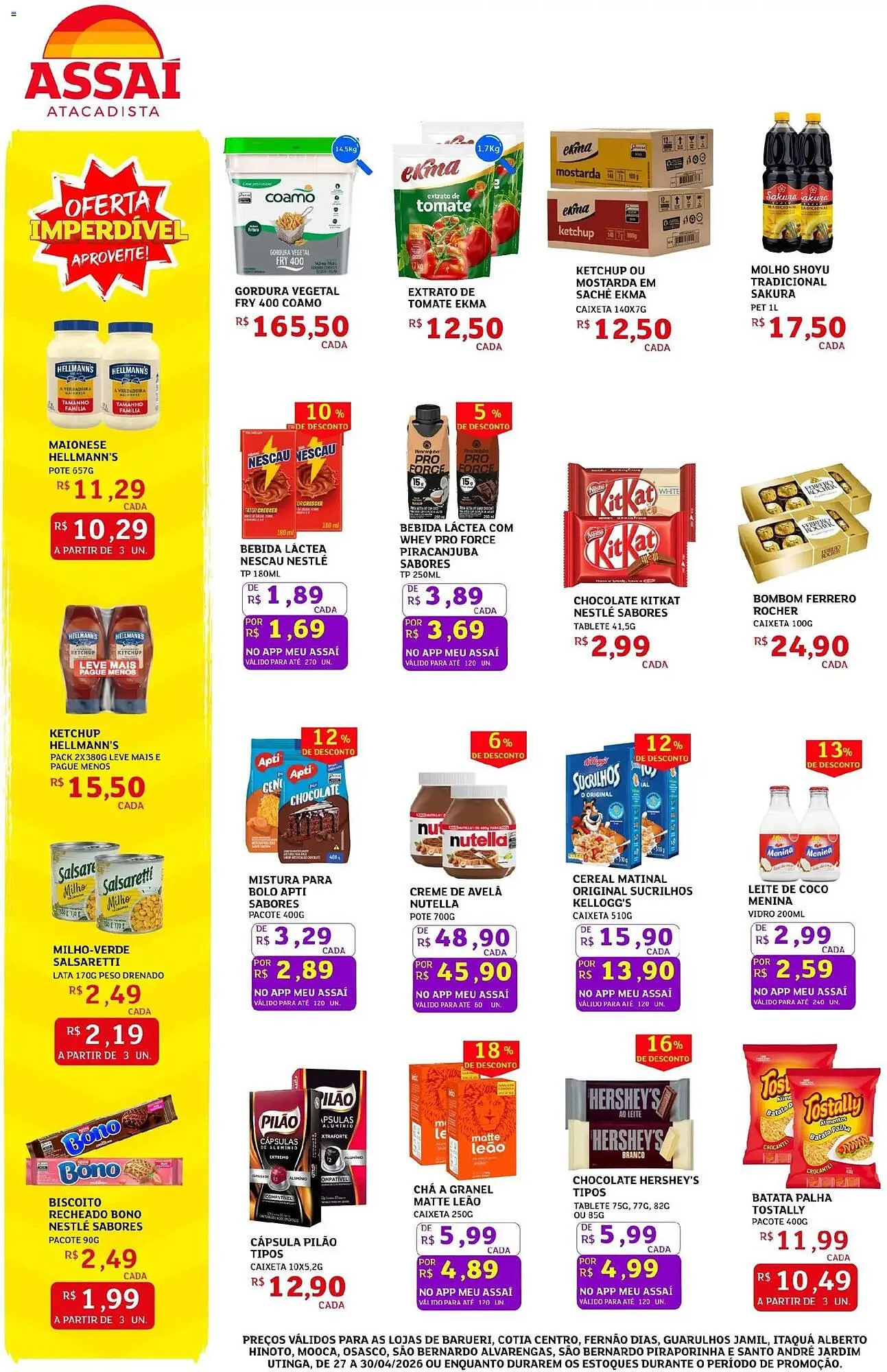 Encarte de Encarte Assaí Atacadista 27 de abril até 30 de abril 2026 - Pagina 2