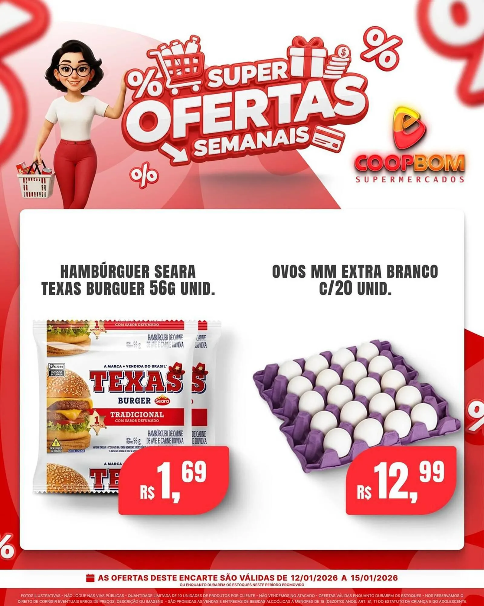 Encarte de Tabloide CoopBom 12 de janeiro até 15 de janeiro 2026 - Pagina 3