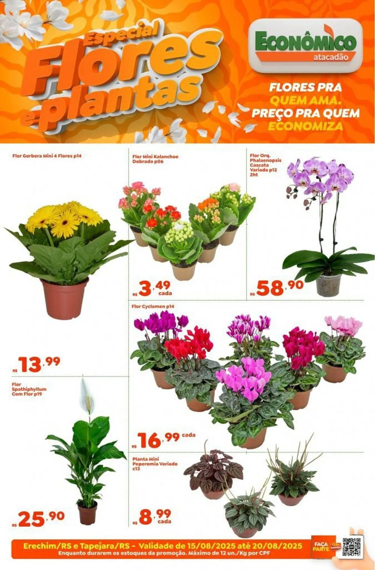 Encarte de Catálogo Econômico Atacadão 15 de agosto até 20 de agosto 2025 - Pagina 1